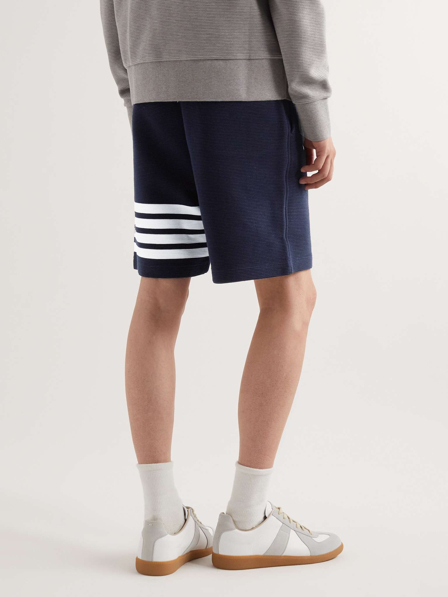 Thom Browne White Unconstructed Shorts