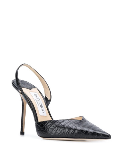 JIMMY CHOO Thandi 85 slingback pumps outlook