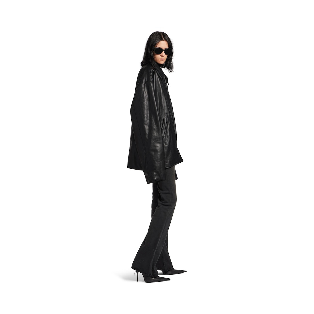 Women's Taxi Jacket in Black - 3