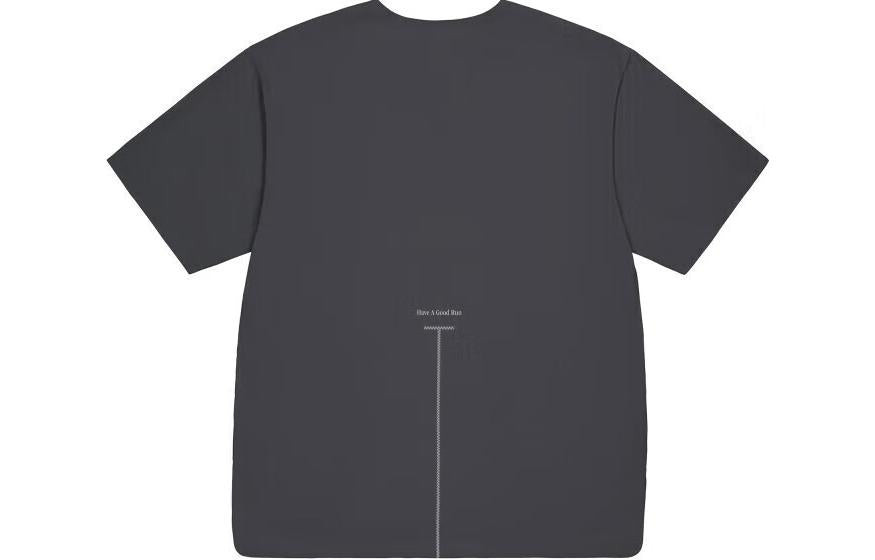 New Balance NB Logo Cotton T-Shirt 'Grey' NEE25061-CHL - 2