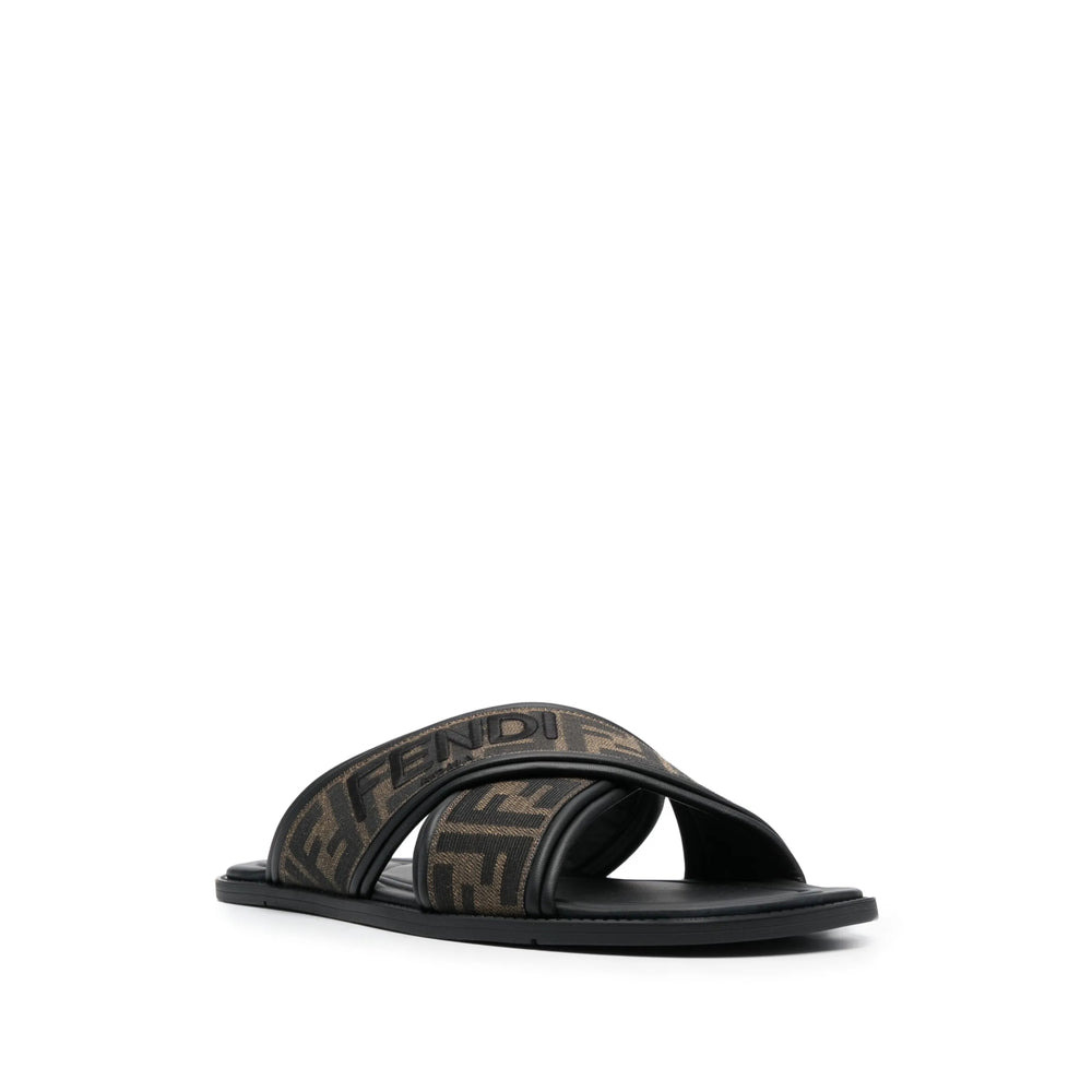 Fendi Black Flip-Flops & Slides Men - 4