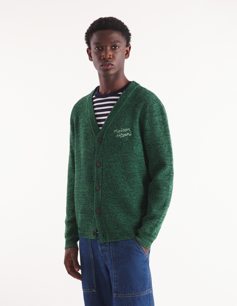 MAISON KITSUNE HANDWRITING COMFORT CARDIGAN - 3