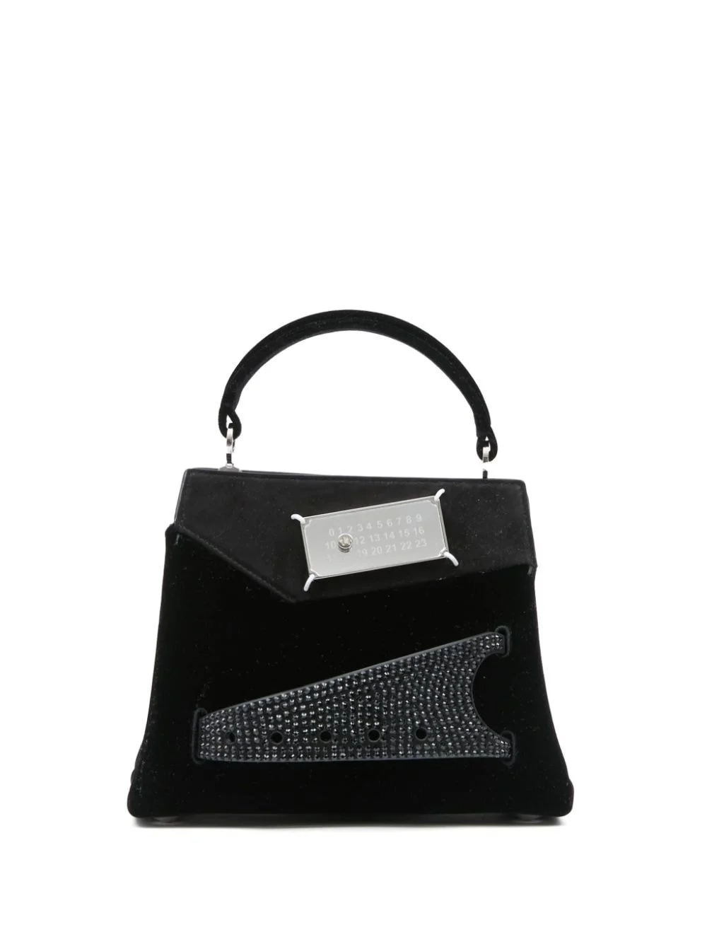 small Snatched suede tote bag - 1