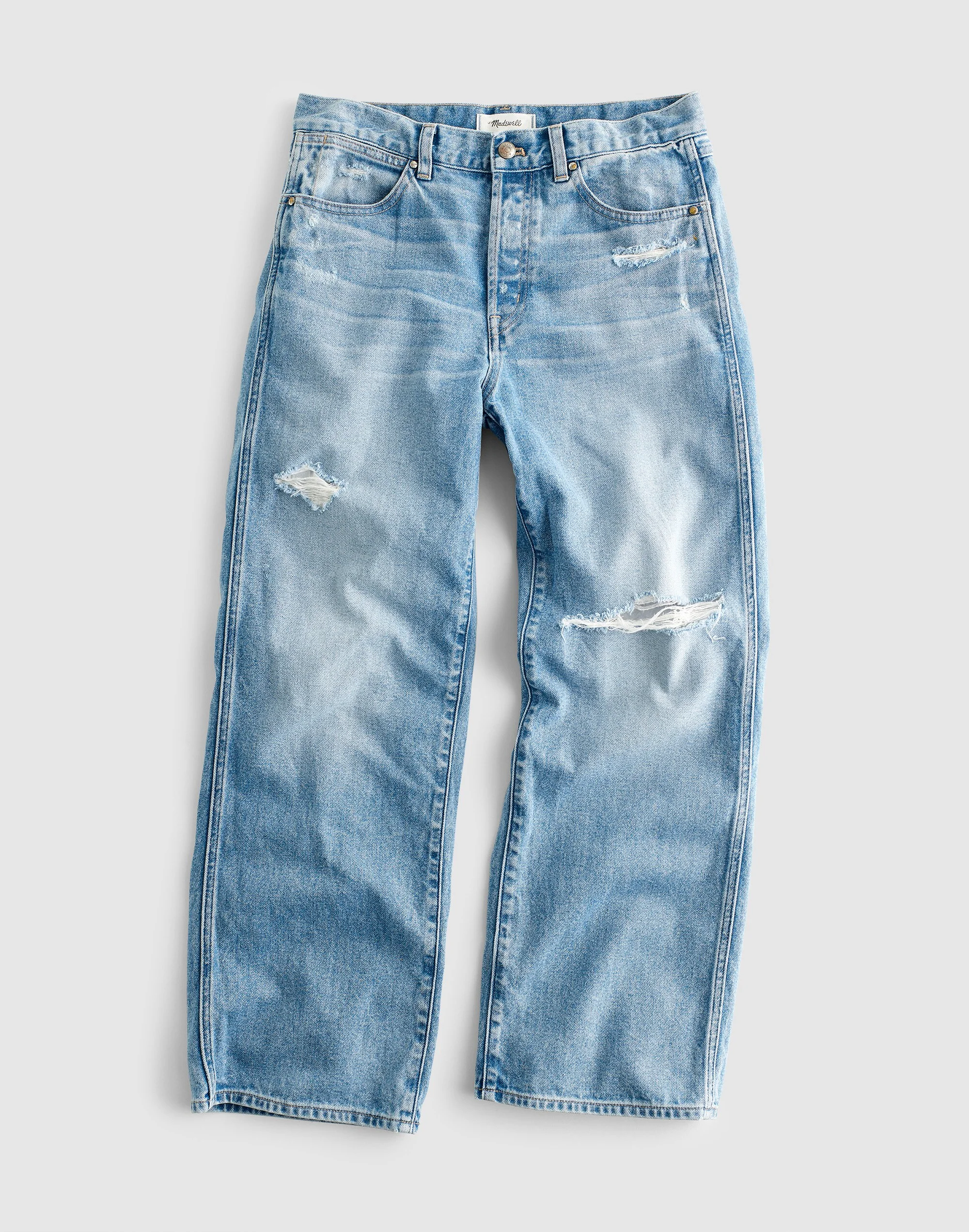 Low-Slung Baggy Crop Jean - 1