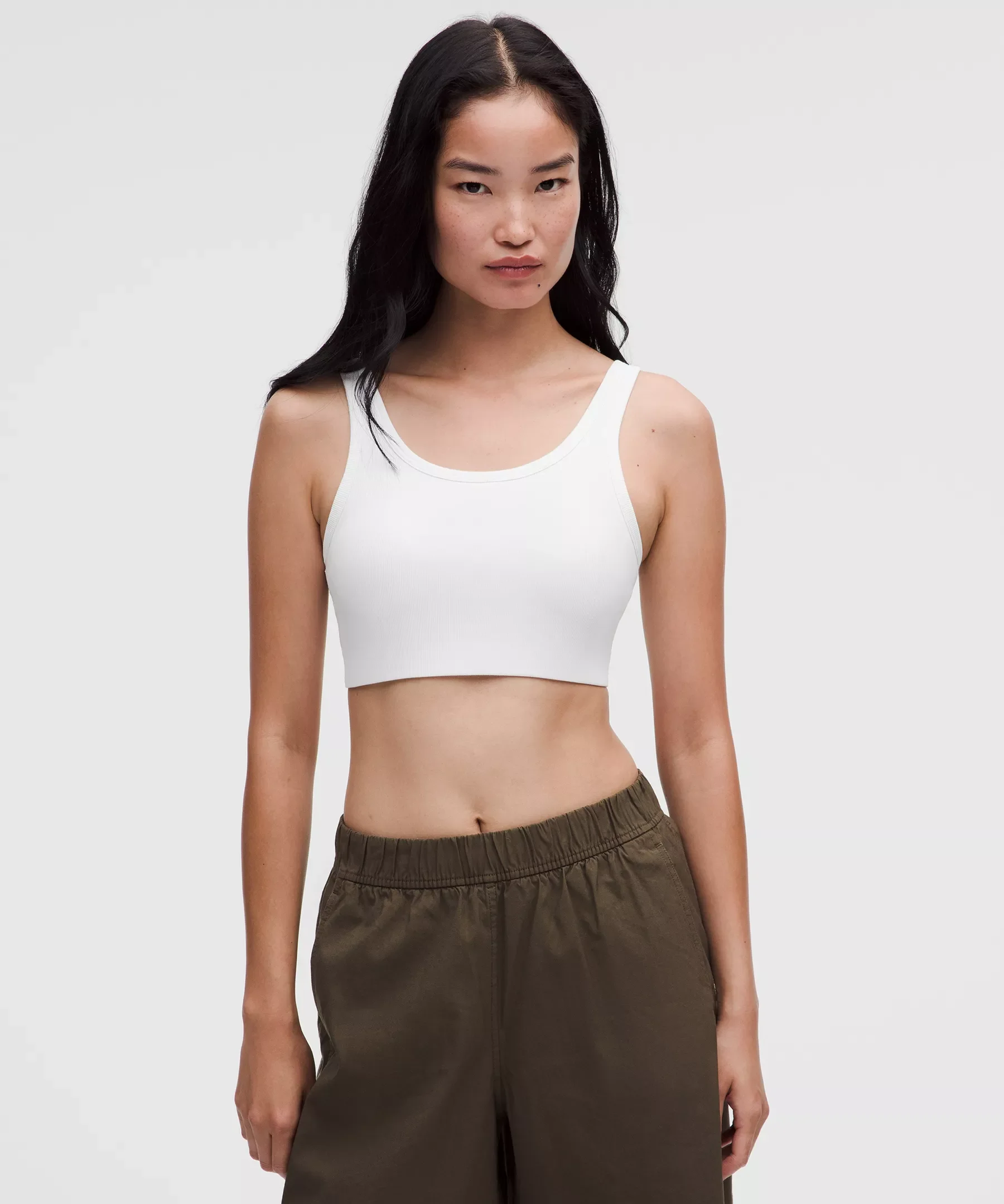 Nulu Ribbed Scoop-Neck Bra *Light Support, B/C Cup - 1
