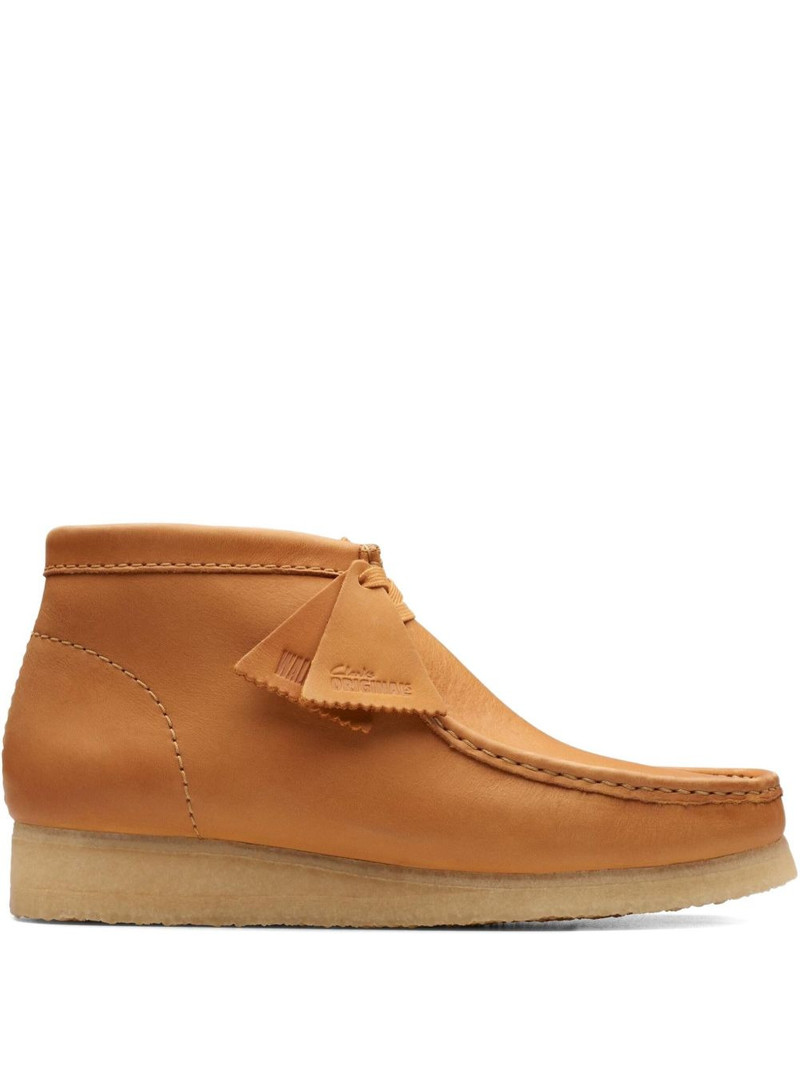Wallabee 가죽 레이스 업 부츠 1
