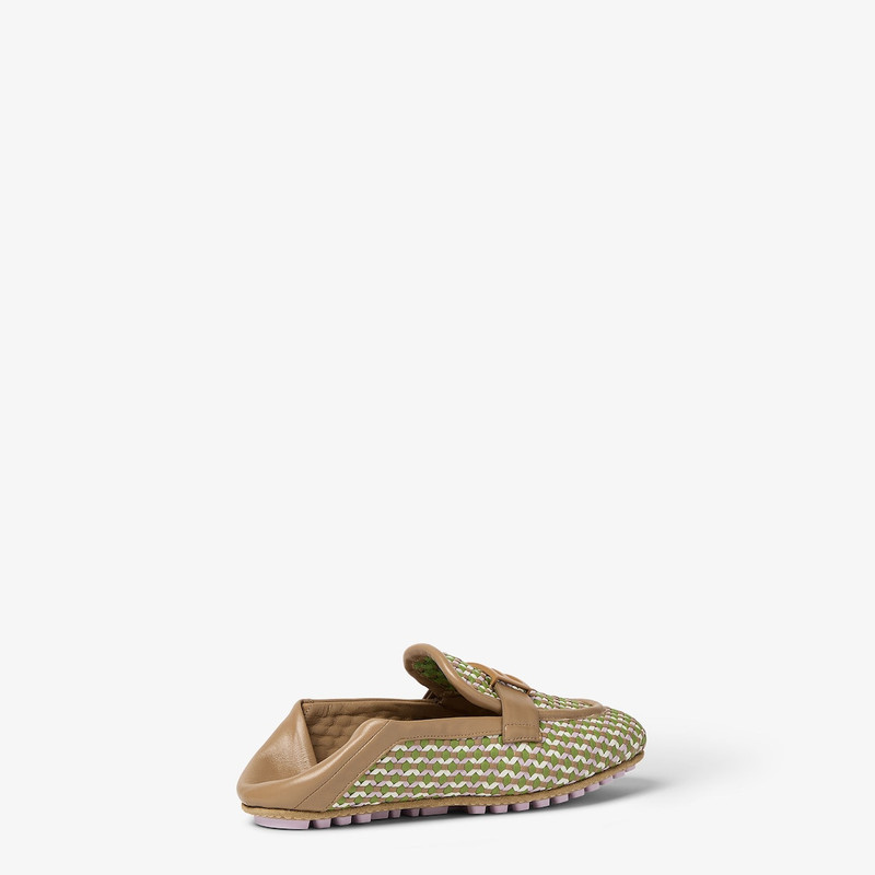 Baguette Multicolor leather loafers 3