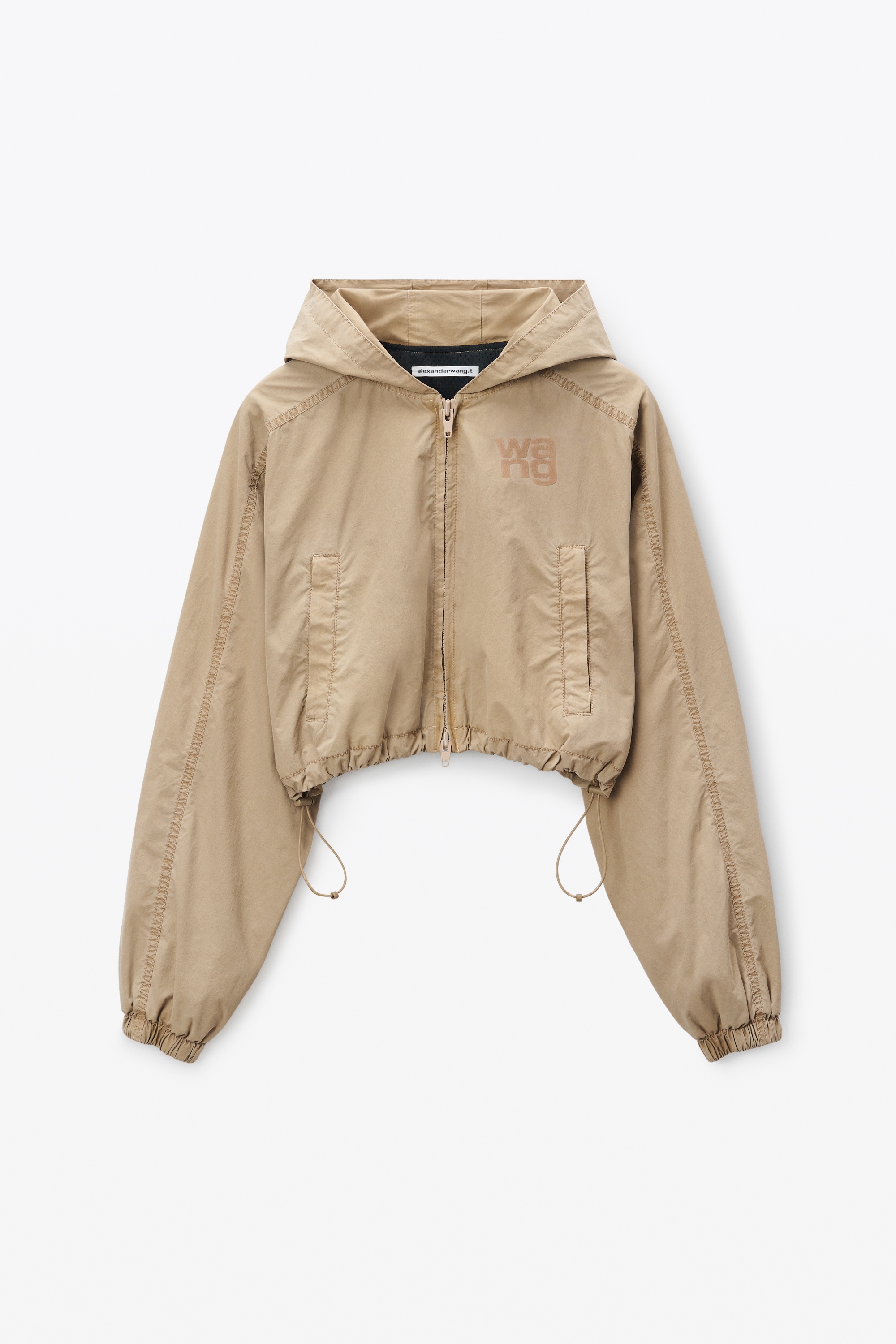 Logo Cropped Bomber Jacket - 1