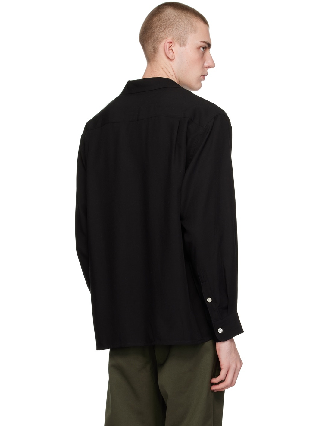 Black Embroidered Shirt - 3