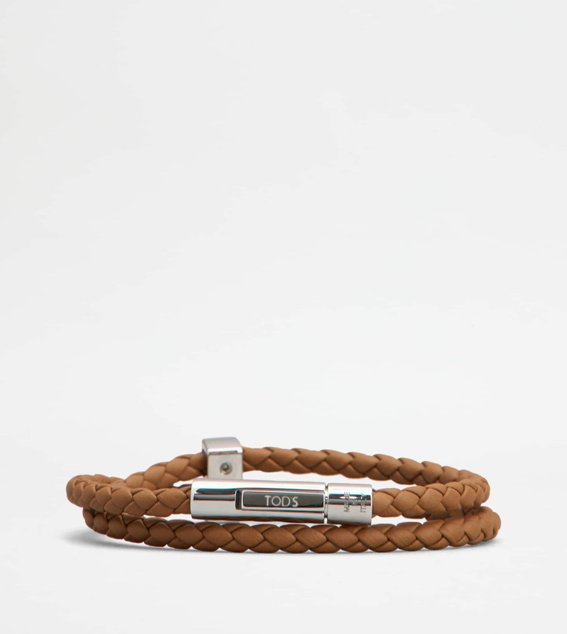 BRACELET IN LEATHER - BROWN 1