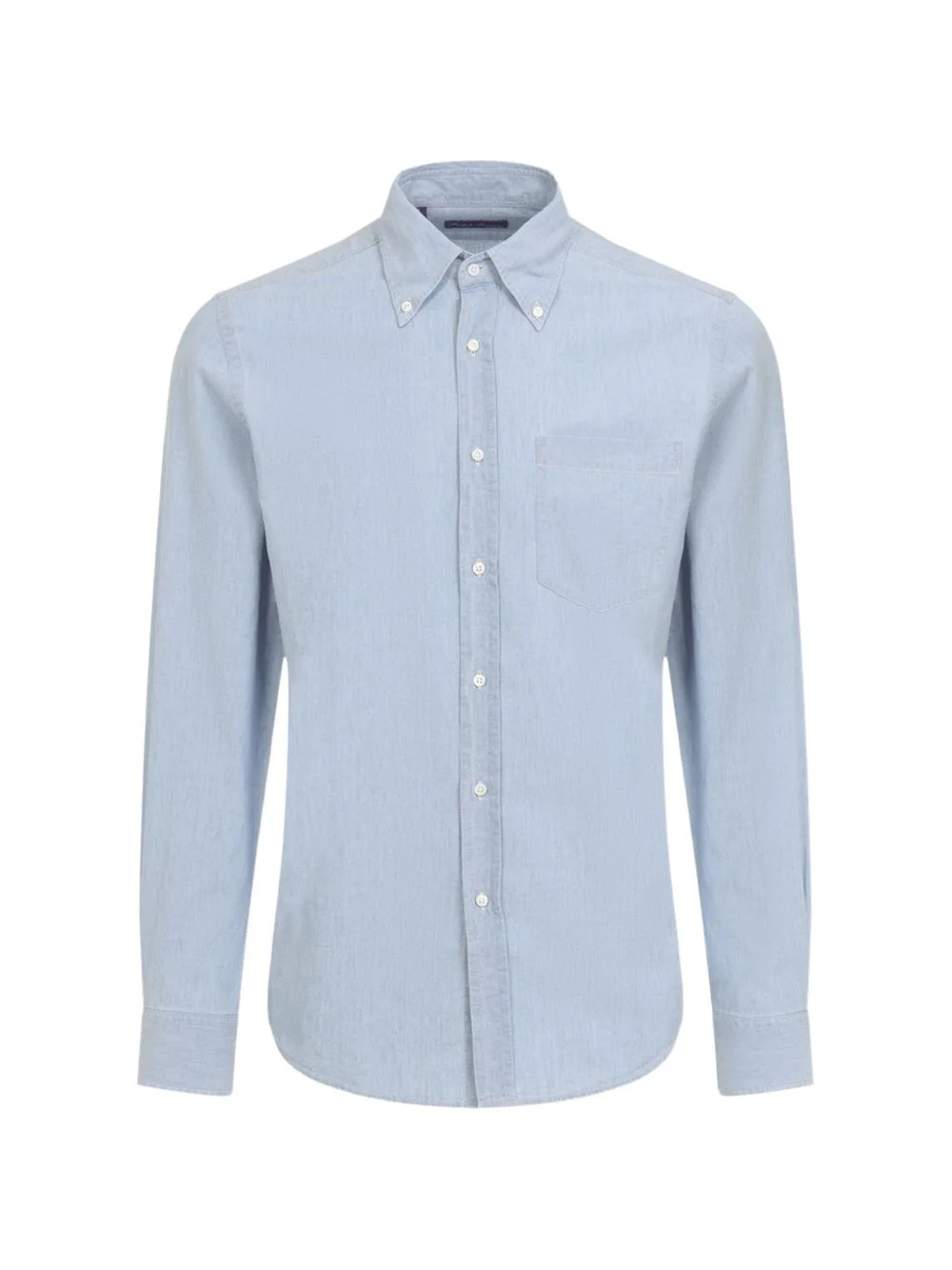 button-down denim shirt - 1