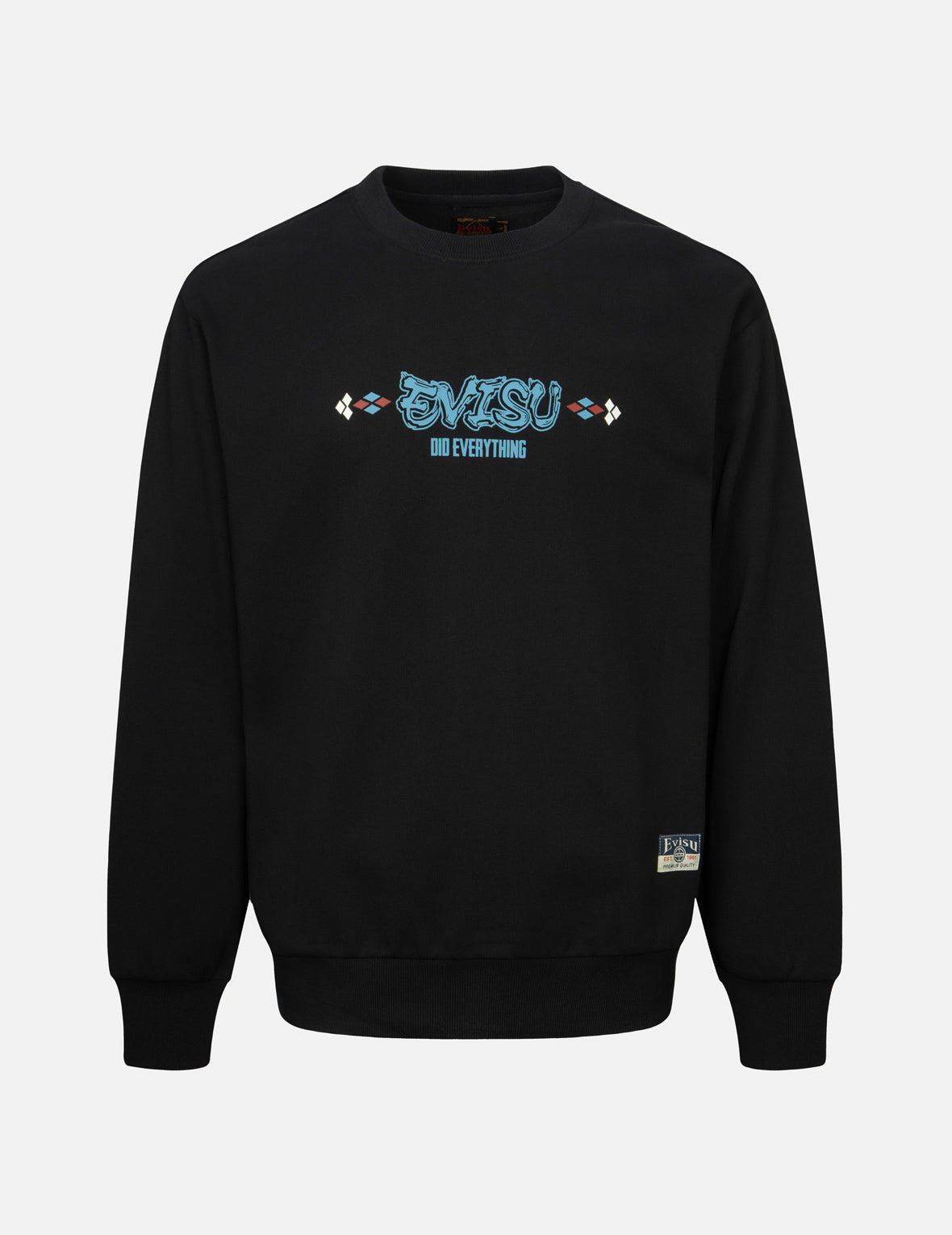 WHEEL OF WISDOM AND KAMON PRINT RELAX FIT SWEATSHIRT - 2