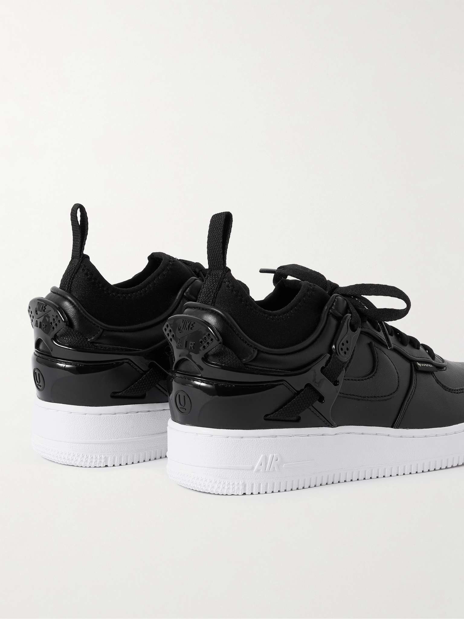 + Undercover Air Force 1 Rubber-Trimmed Leather Sneakers - 5