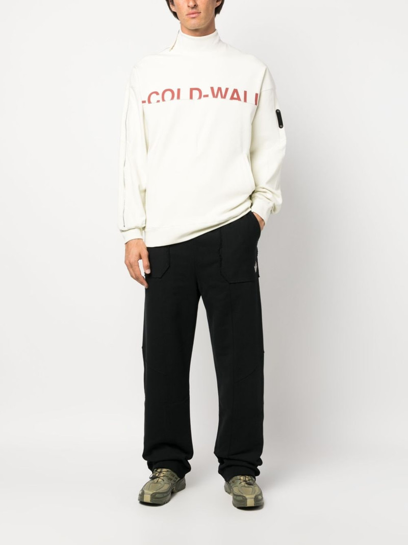 A-COLD-WALL* Overset logo-print cotton sweatshirt outlook