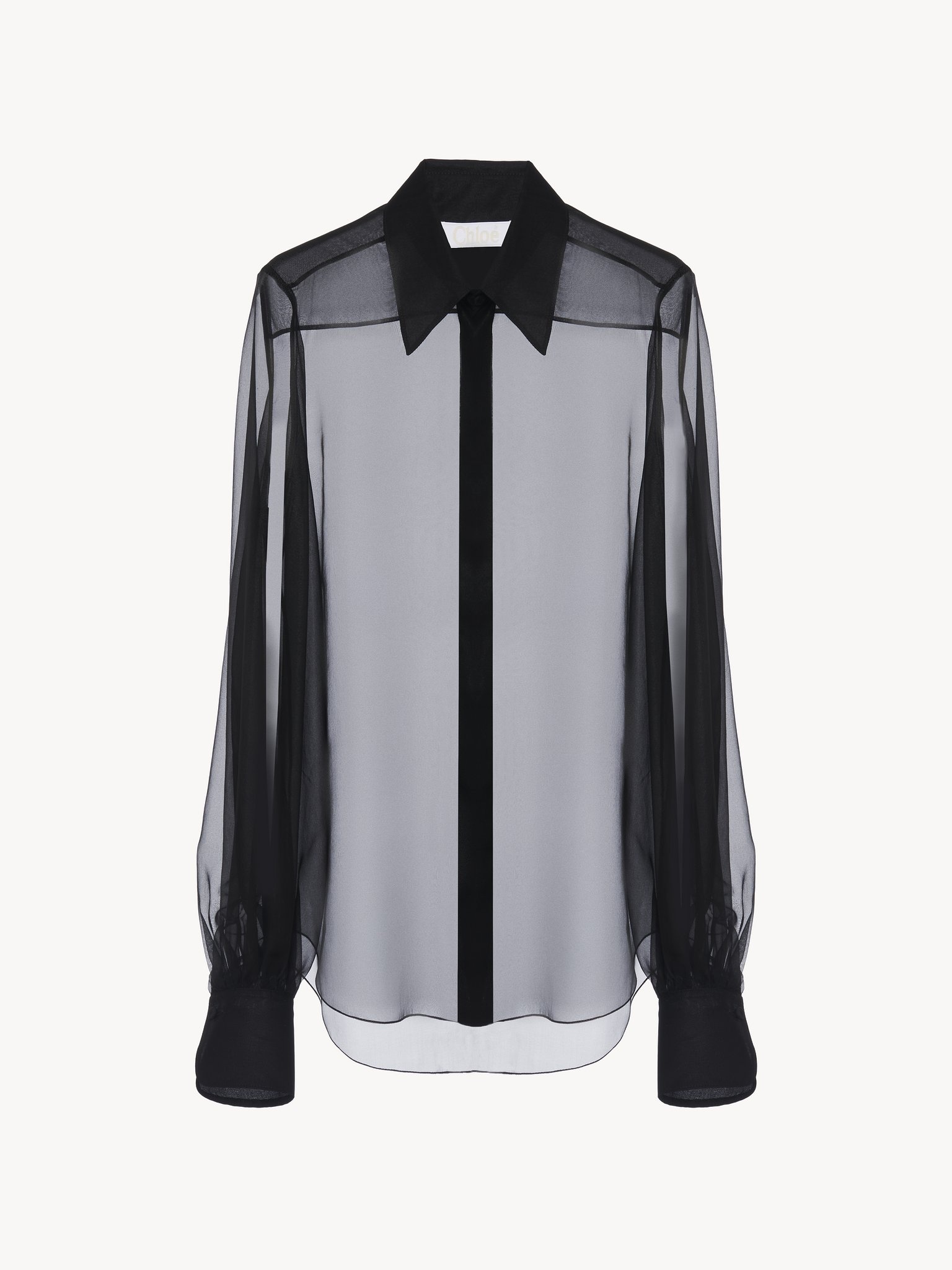 GATHERED-SLEEVE BLOUSE - 2