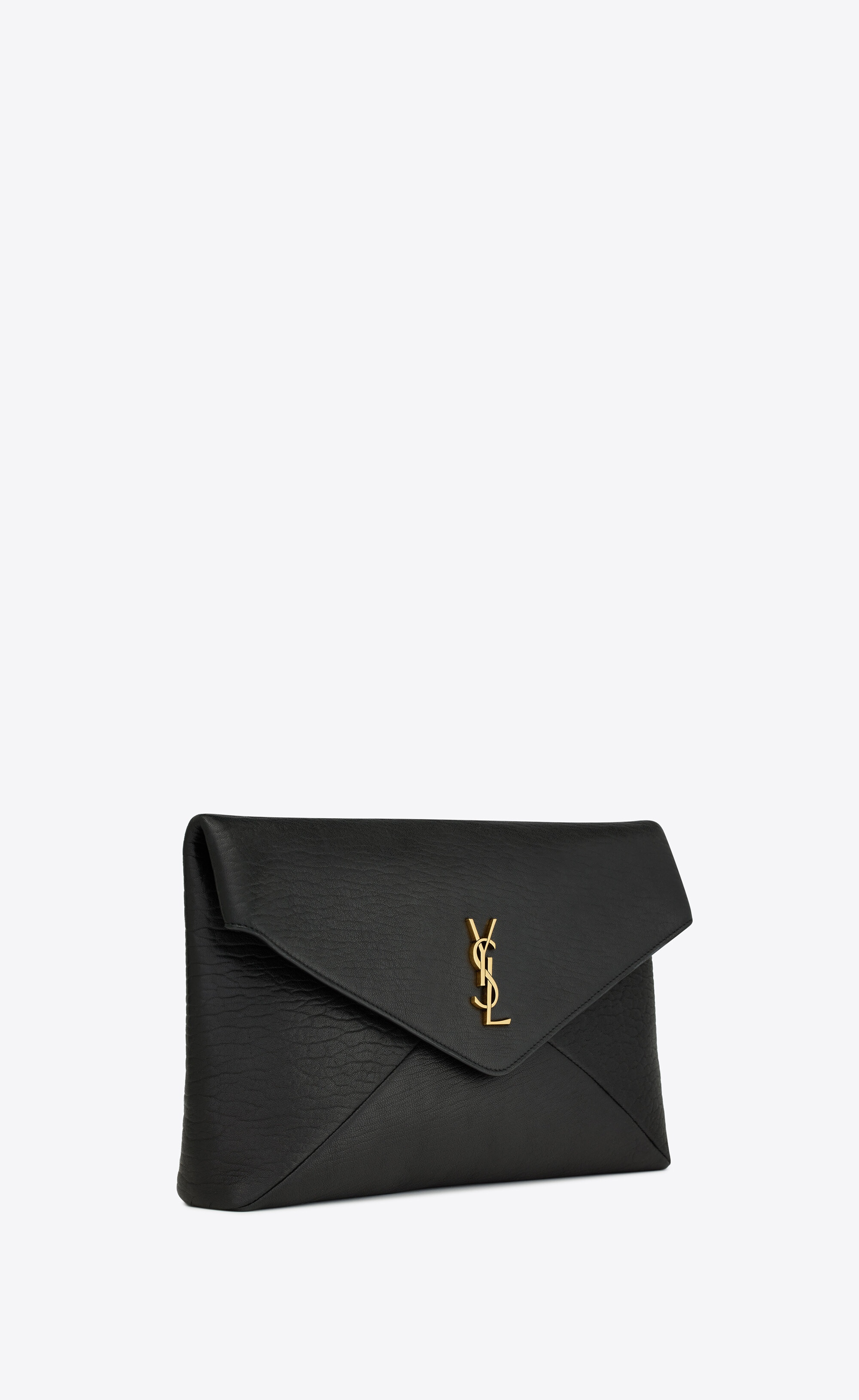 cassandre large envelope pouch in lambskin - 6