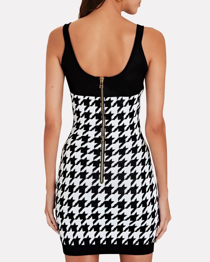 Houndstooth Jacquard Mini Dress 4