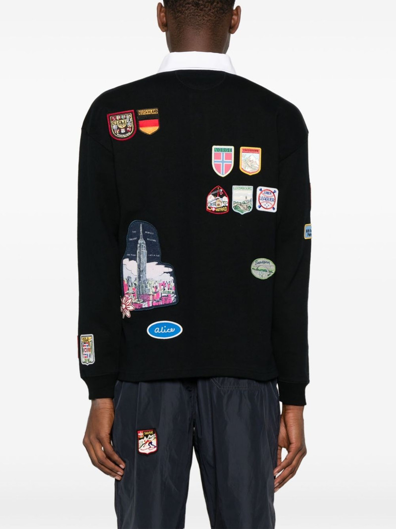 multi-patch polo shirt 3