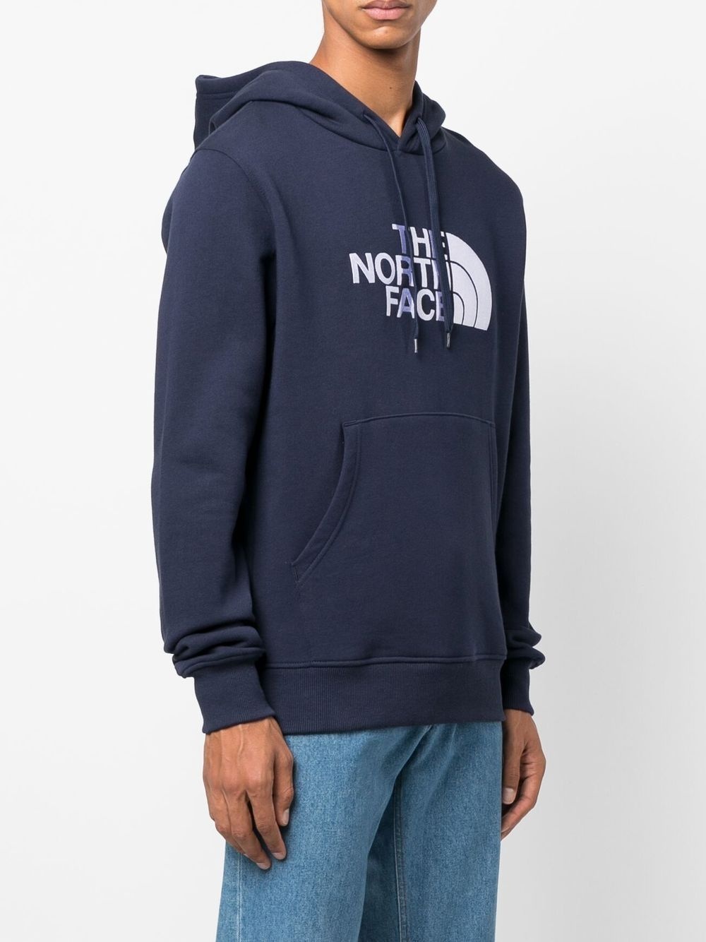 logo-print long-sleeve hoodie - 3