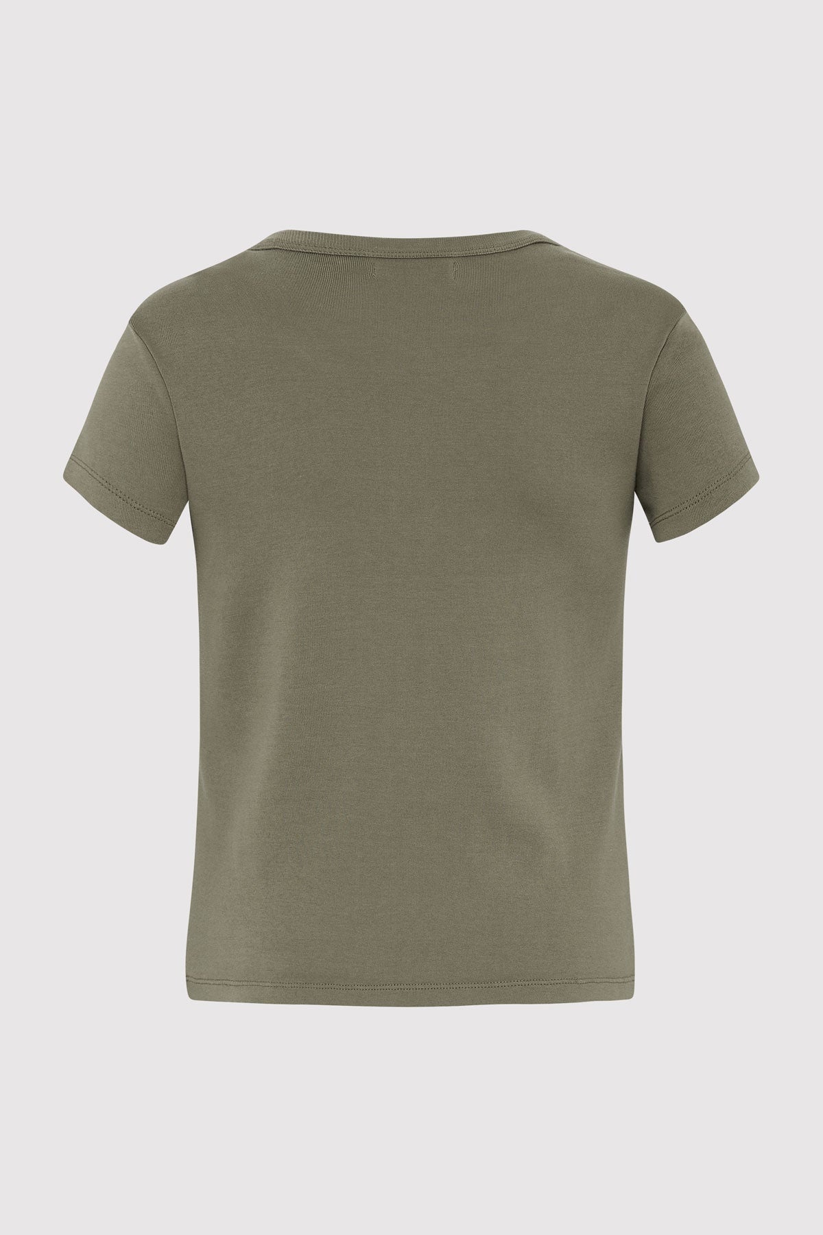 Organic Cotton Baby Tee - Smokey Olive - 7