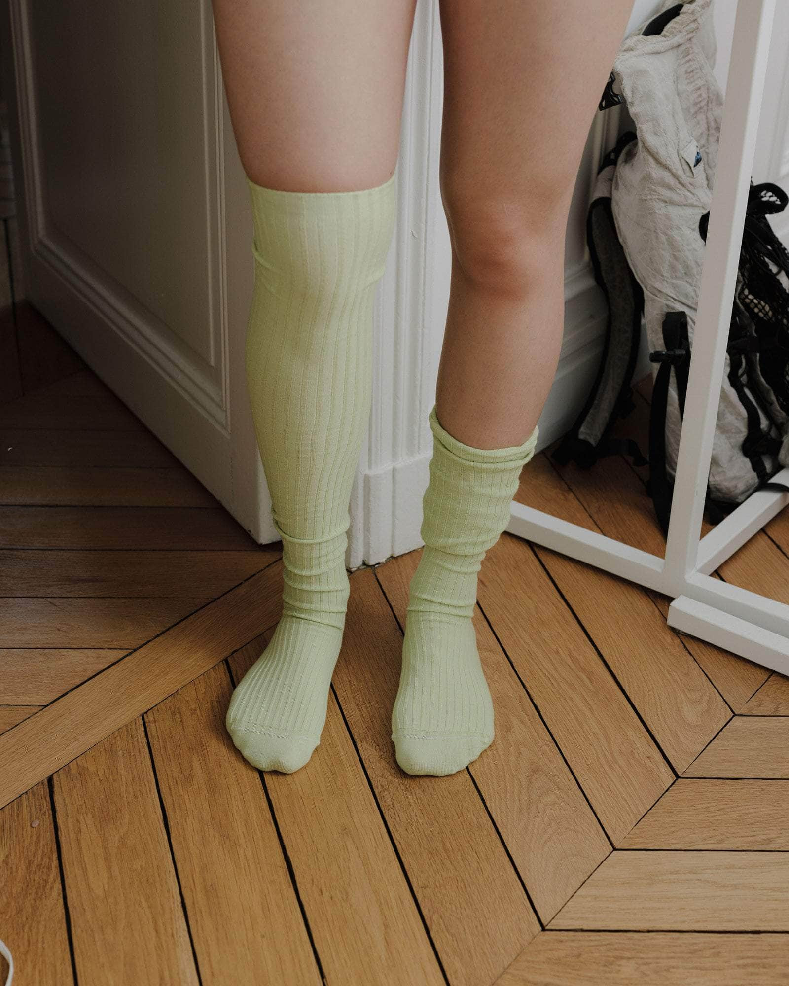 Overknee Socks - Organic Cotton Rib - 1