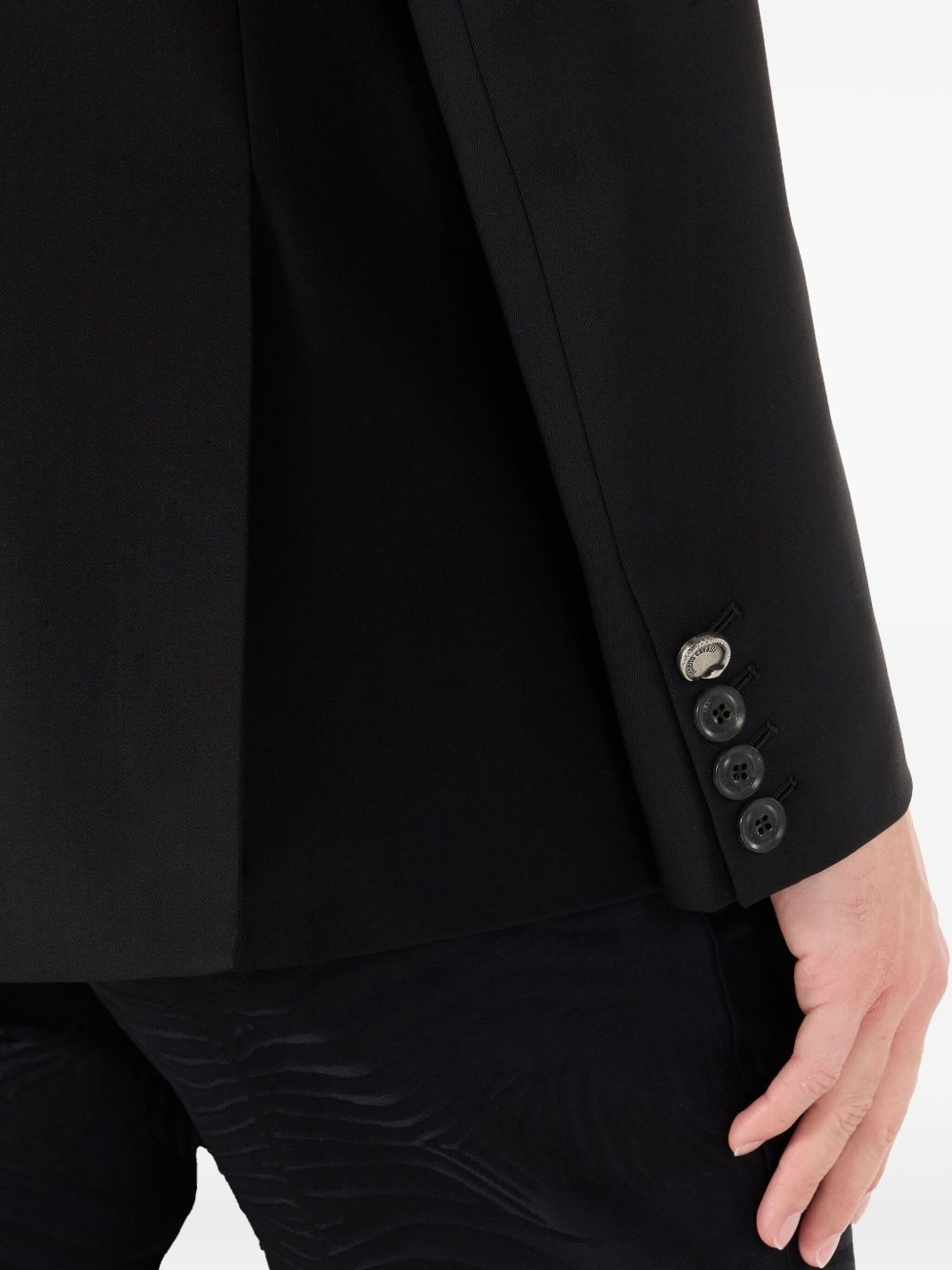 pleat-detail blazer - 6