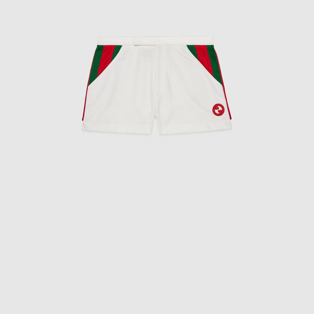 Jersey shorts with Web stripe - 1