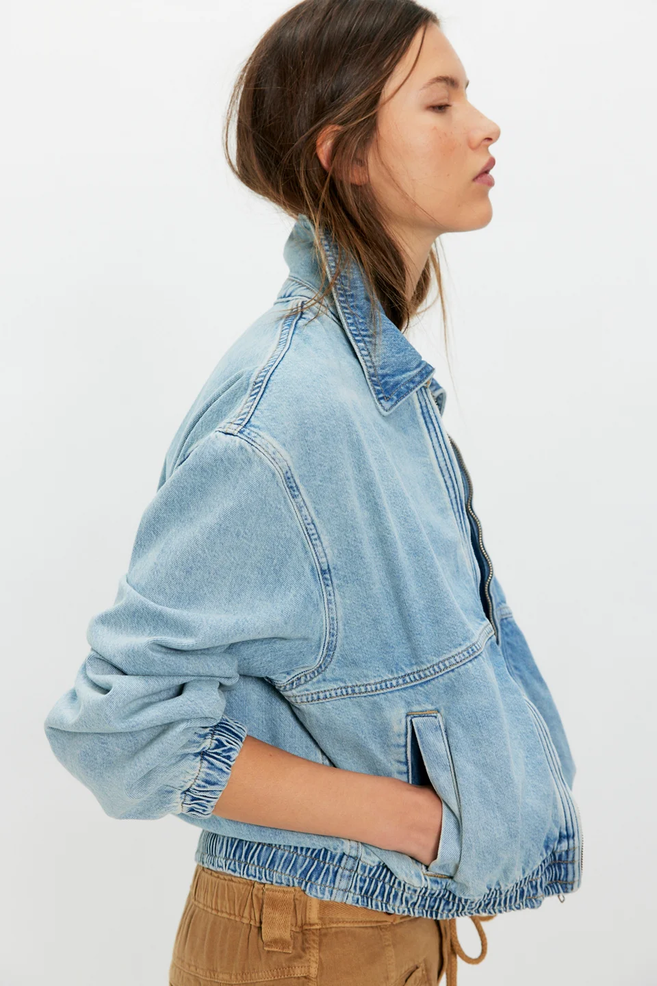 We The Free Birdie Denim Jacket - 1
