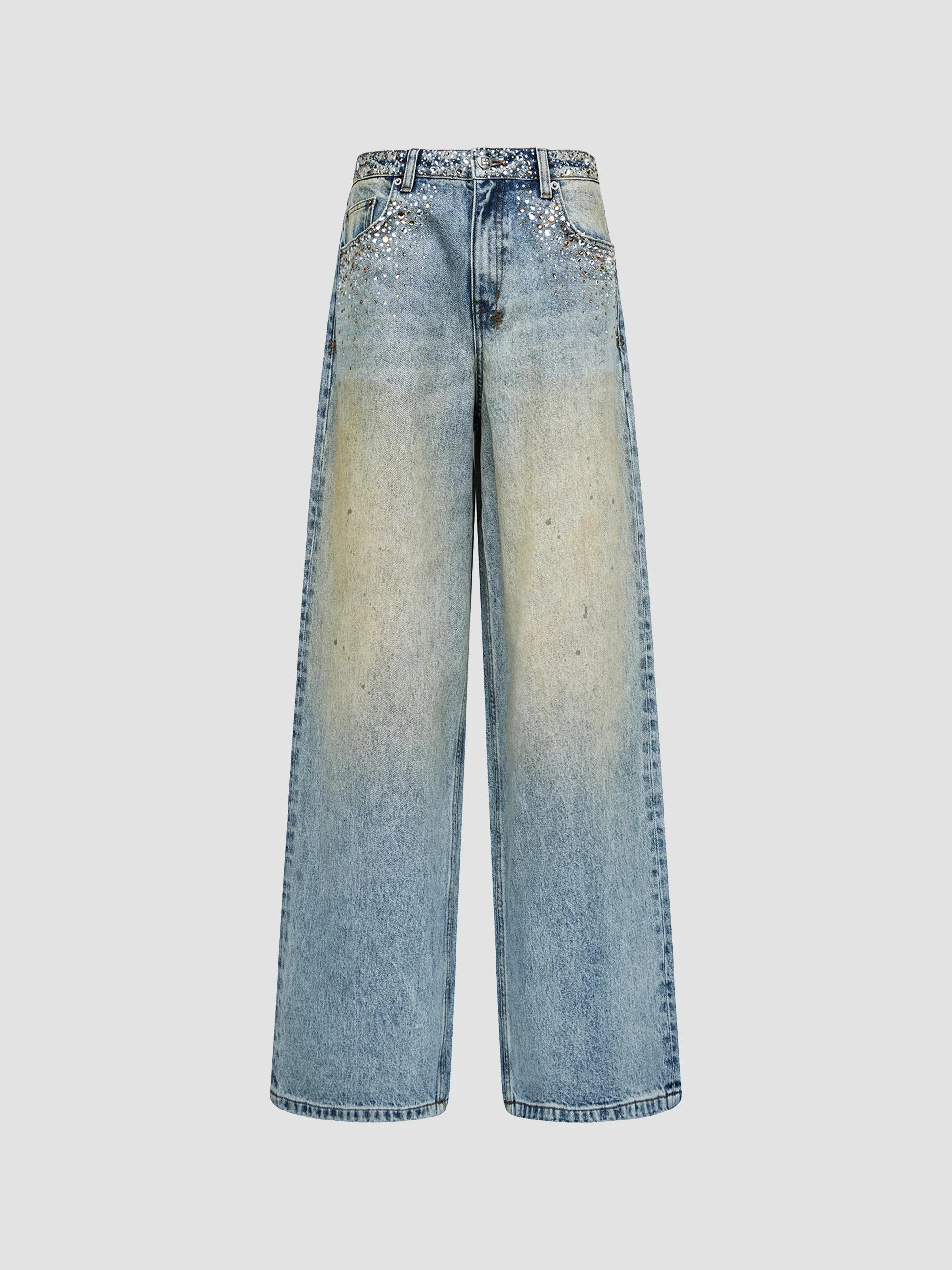 Women's Lax Field Wide-Leg Jeans - Denim - 1