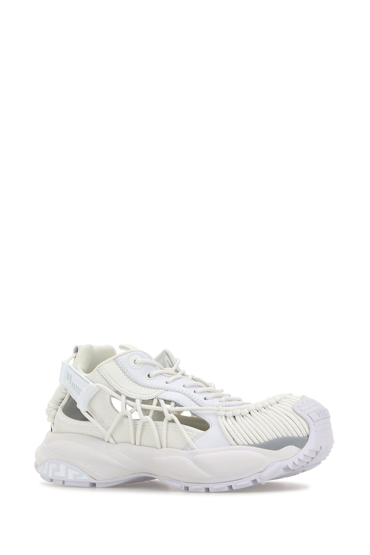 White leather and fabric Versace Mercury M_VS_01 sneakers - 2