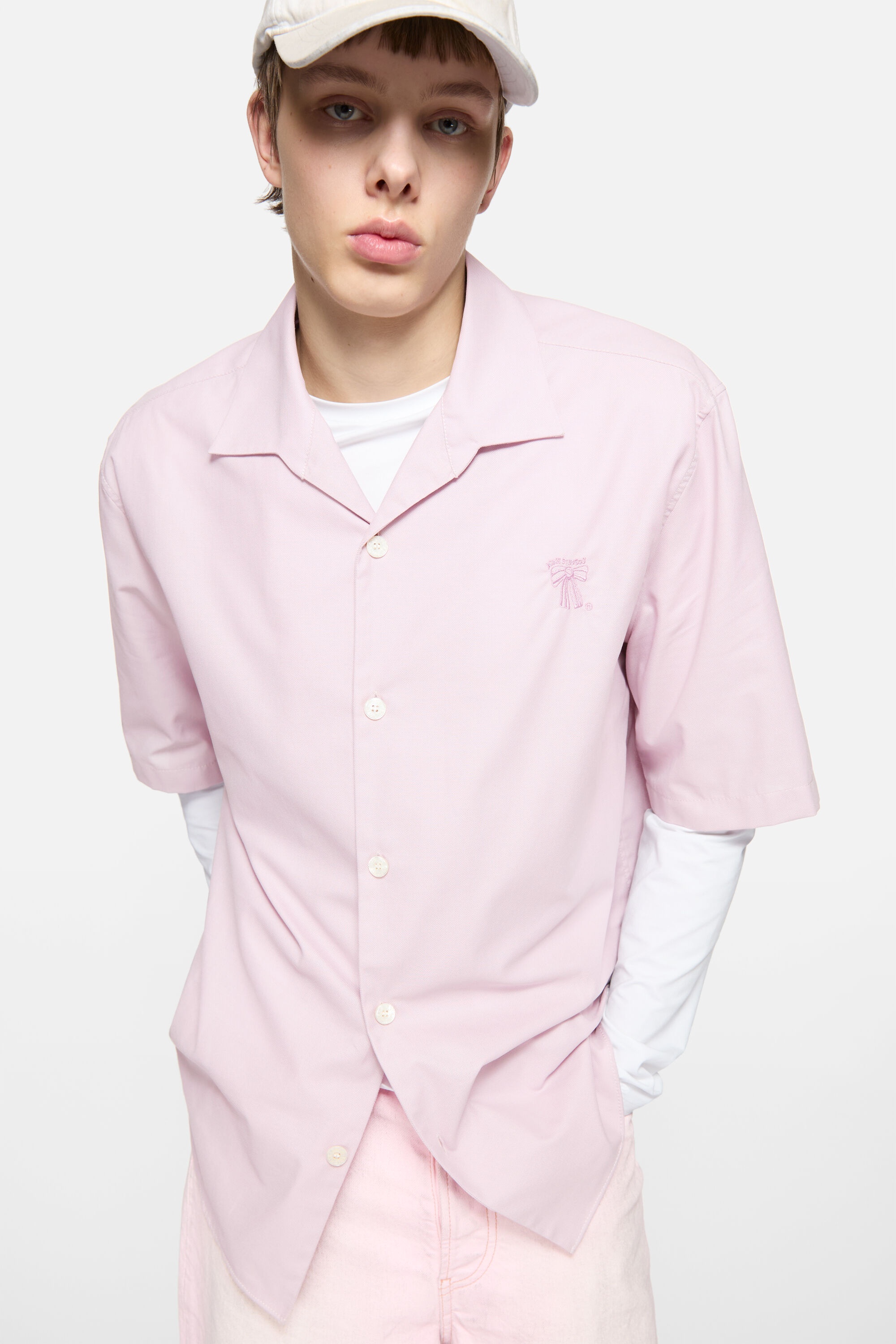 Button-up shirt - Lilac - 4