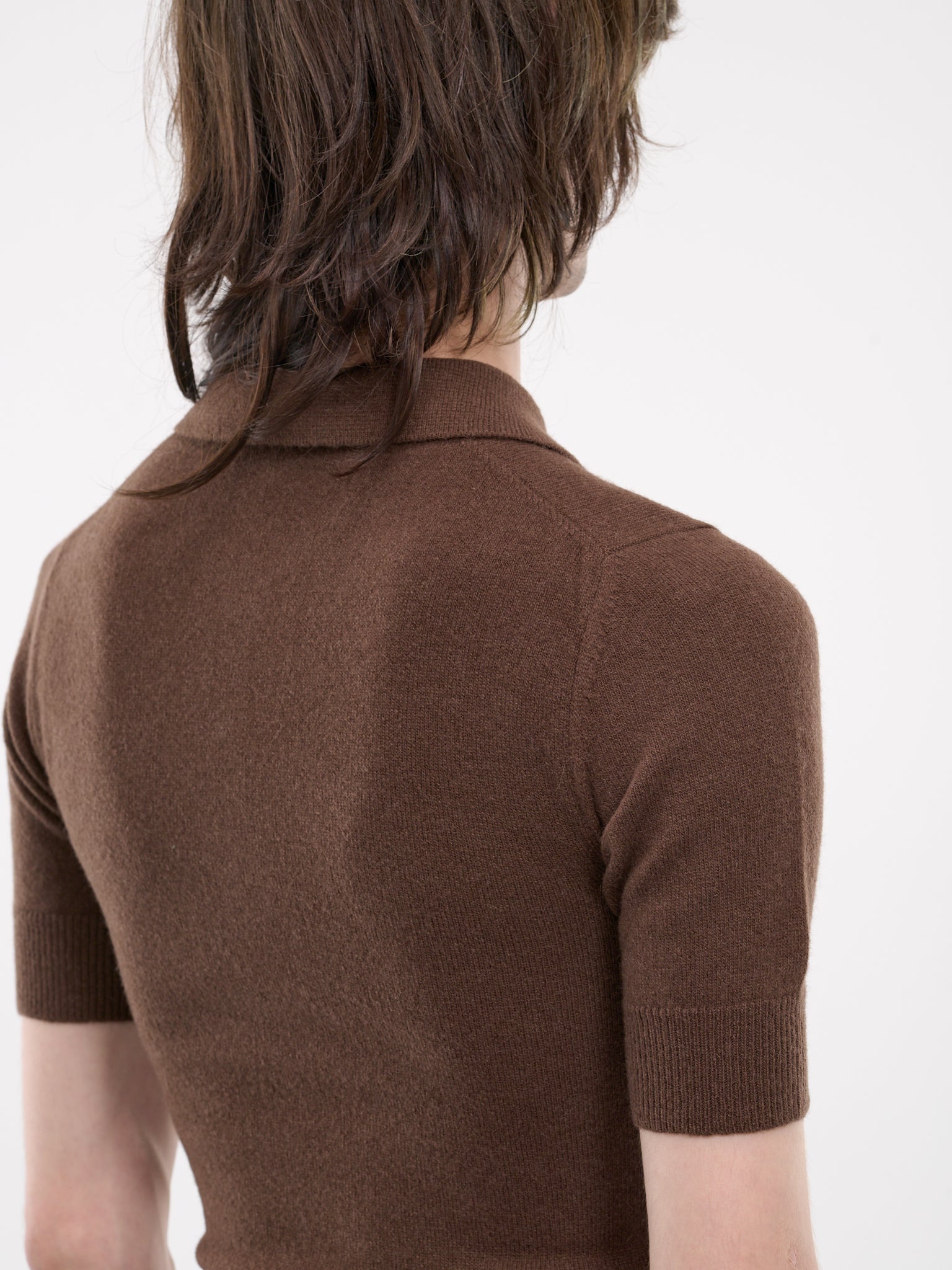 Wool-Cashmere Knit Polo - 4