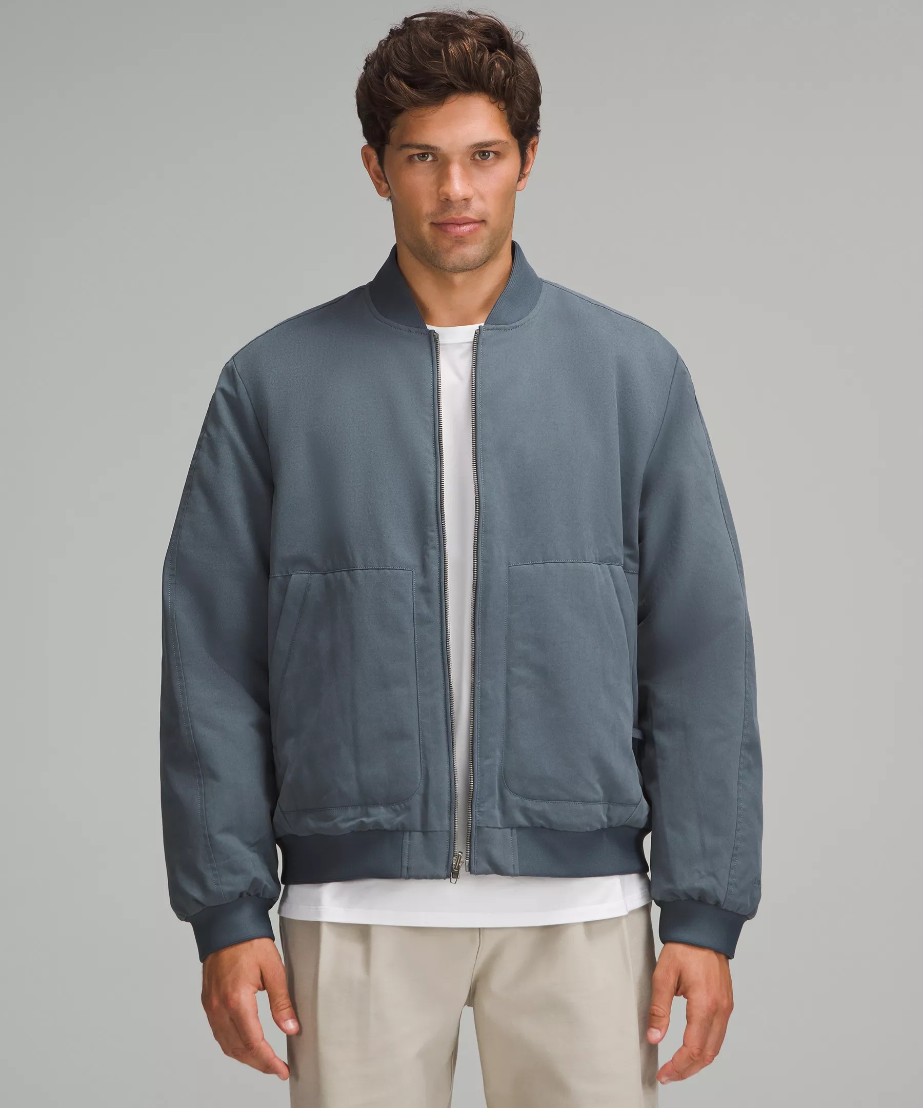 Men's Reversible Insulated Bomber Jacket - 1