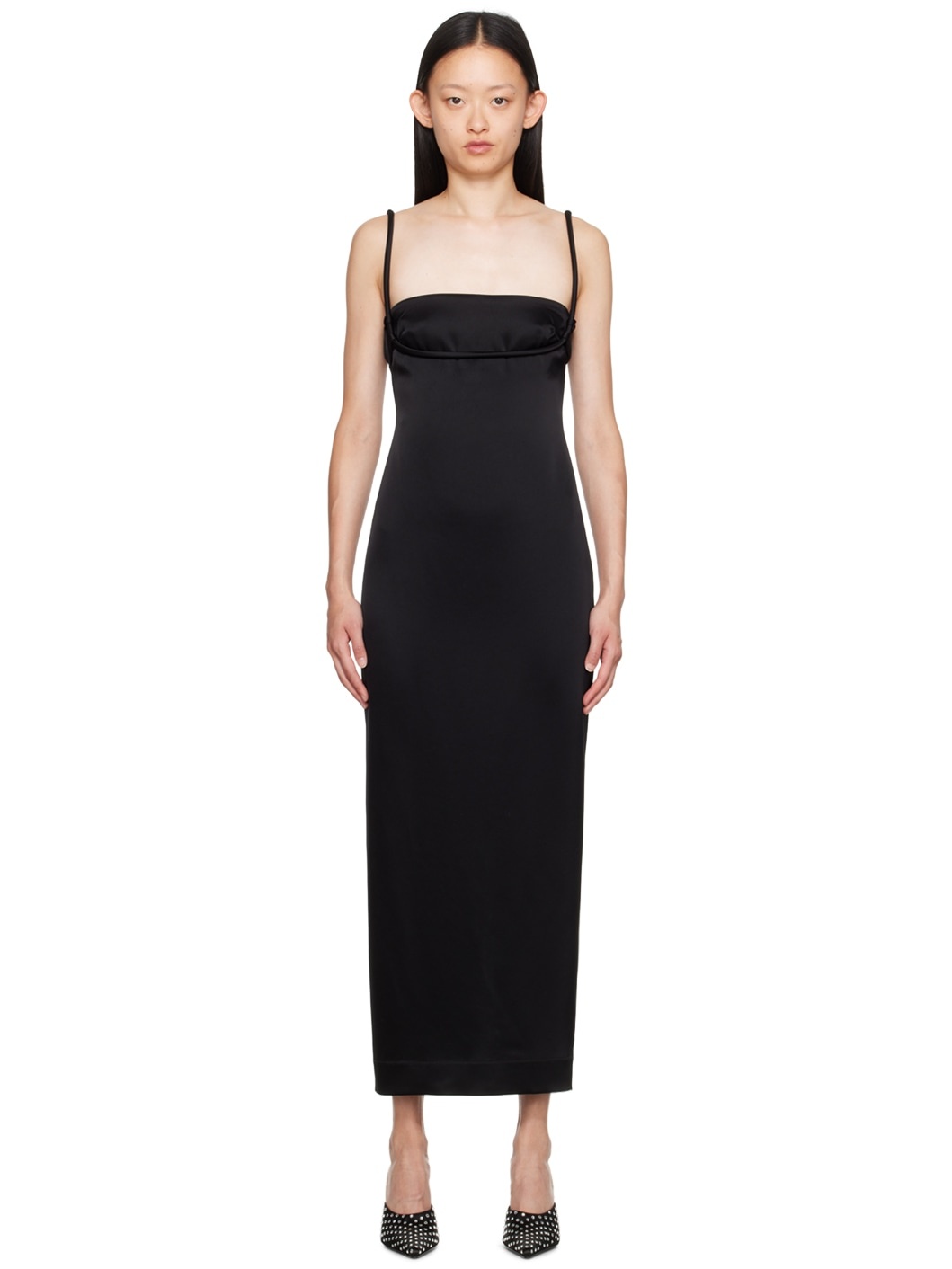 SSENSE Exclusive Black Talia Maxi Dress - 1