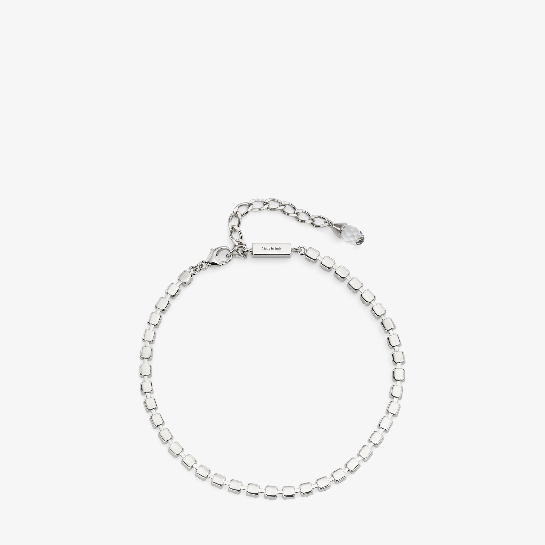 Saeda Anklet
Silver-Finish Metal Anklet with Crystal - 5