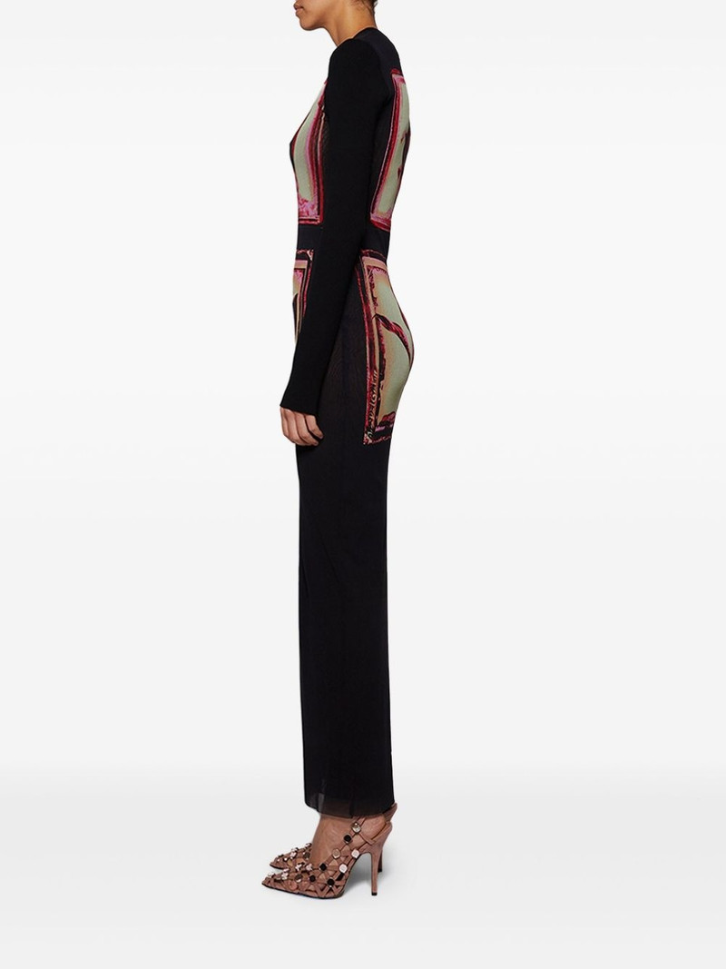 Flowers Cadres maxi dress 4