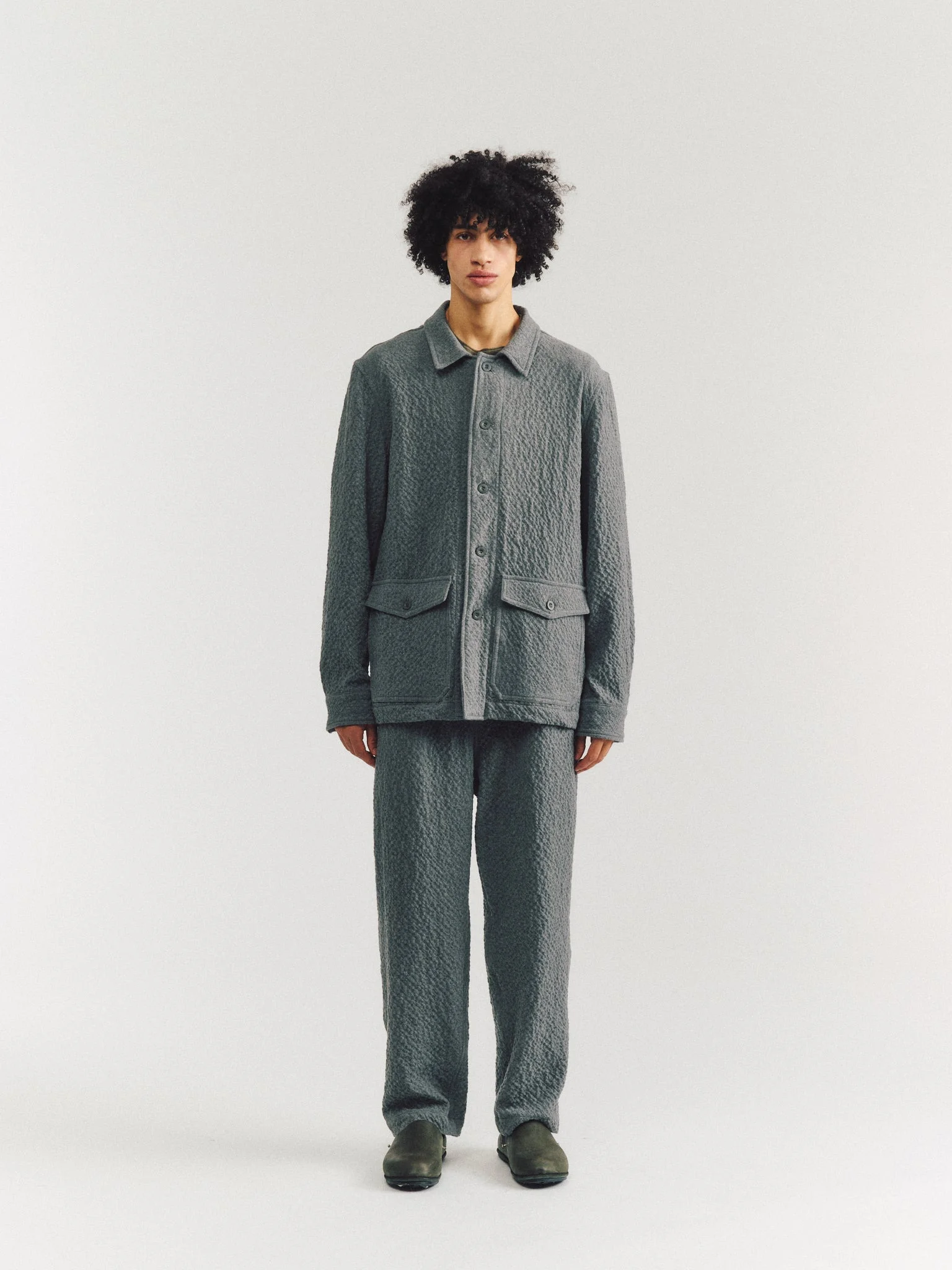 ABEL SHIRT - NOBLE CASH - DARK GREY - 1