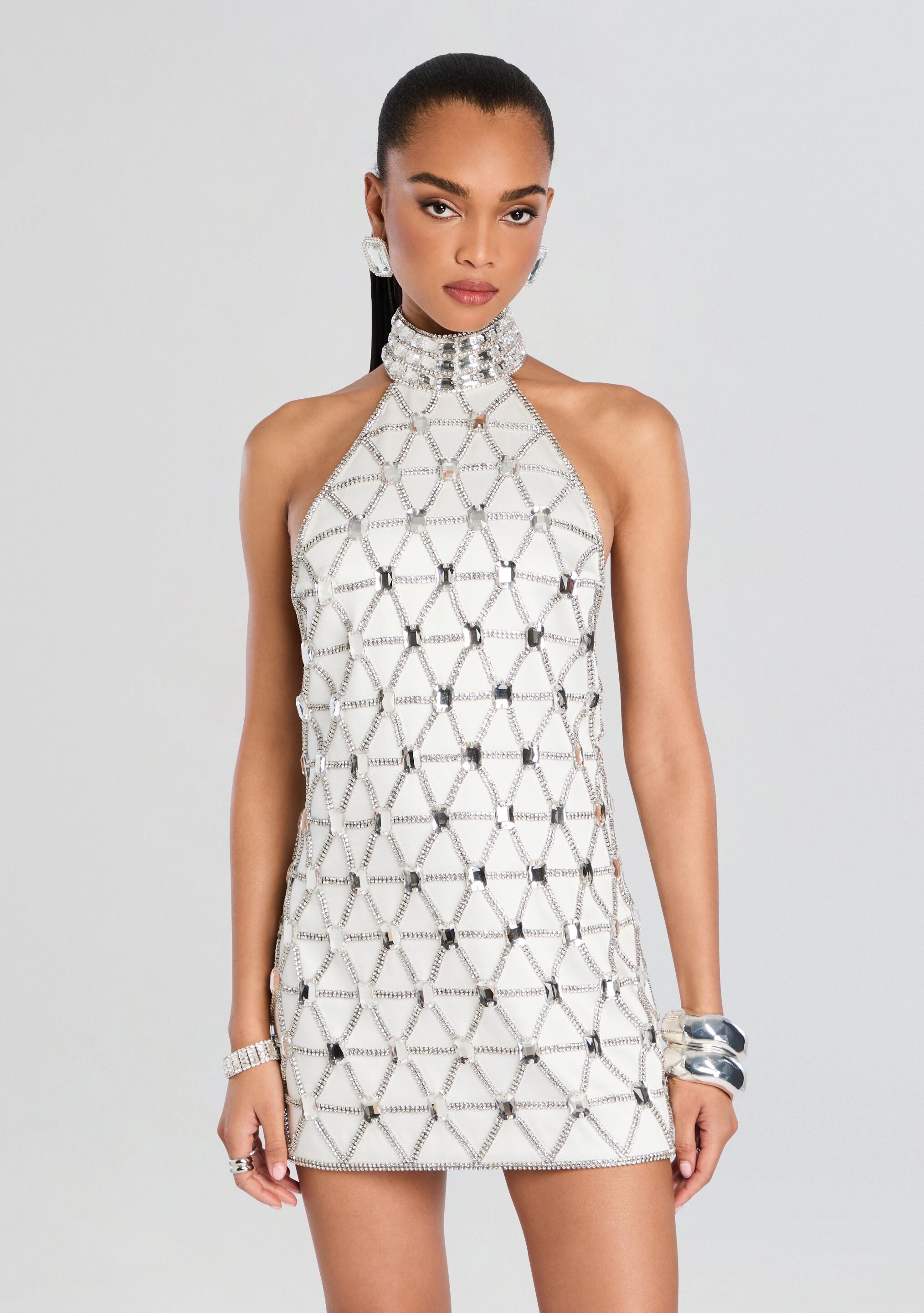 SHIRLEY CRYSTAL DRESS - 5