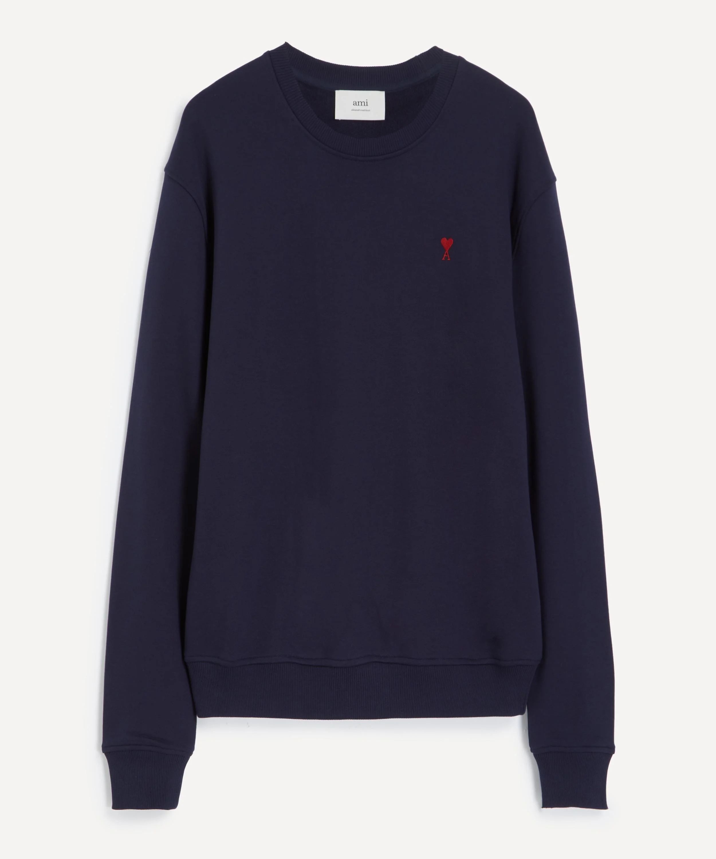 Navy Cotton Ami de Coeur Sweatshirt - 1