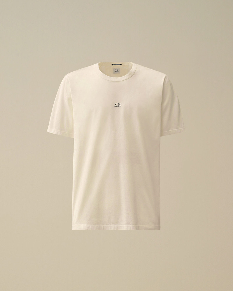 70/2 Mercerized Jersey Printed Logo T-Shirt 1