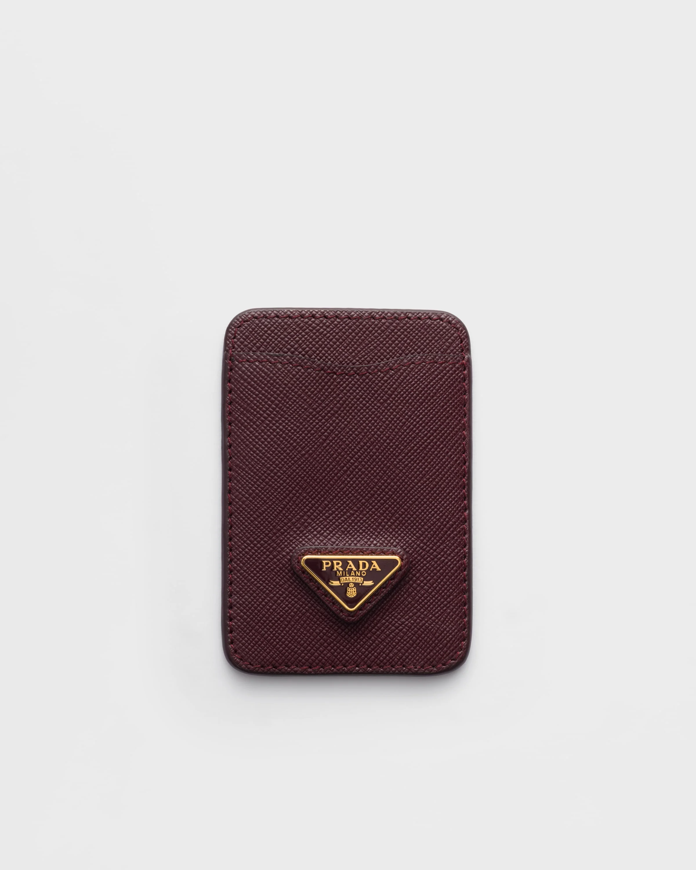 Saffiano leather card holder - 1