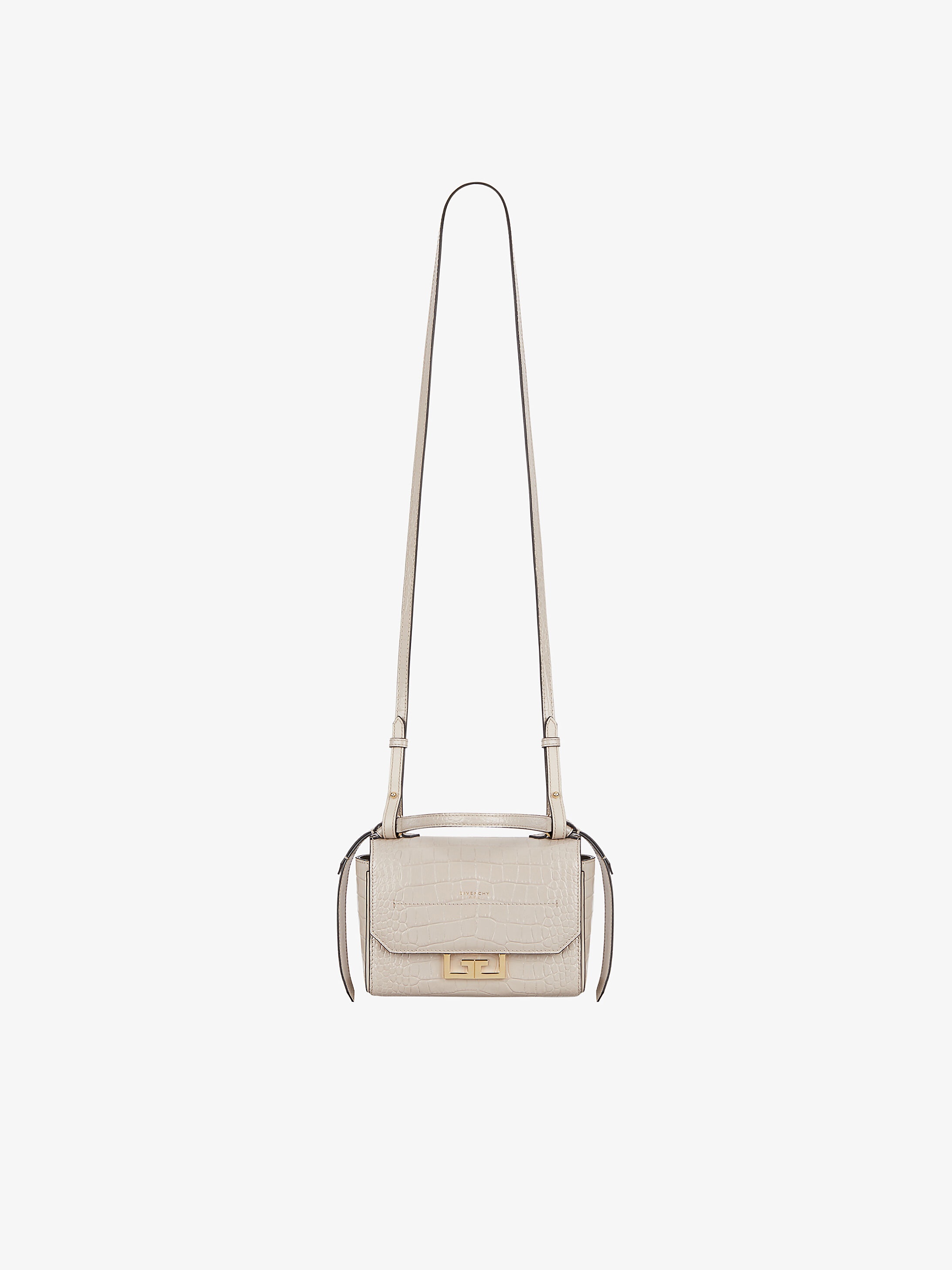 Mini Eden bag in crocodile-effect leather - 1