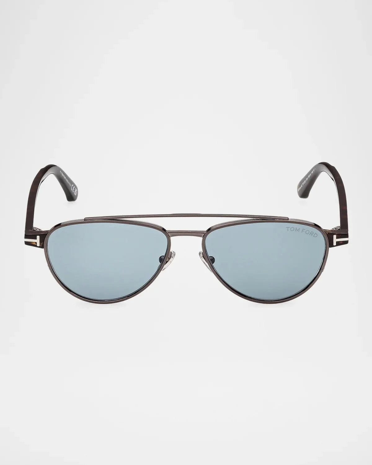 Men's Anthony-02 Metal Aviator Sunglasses - 1