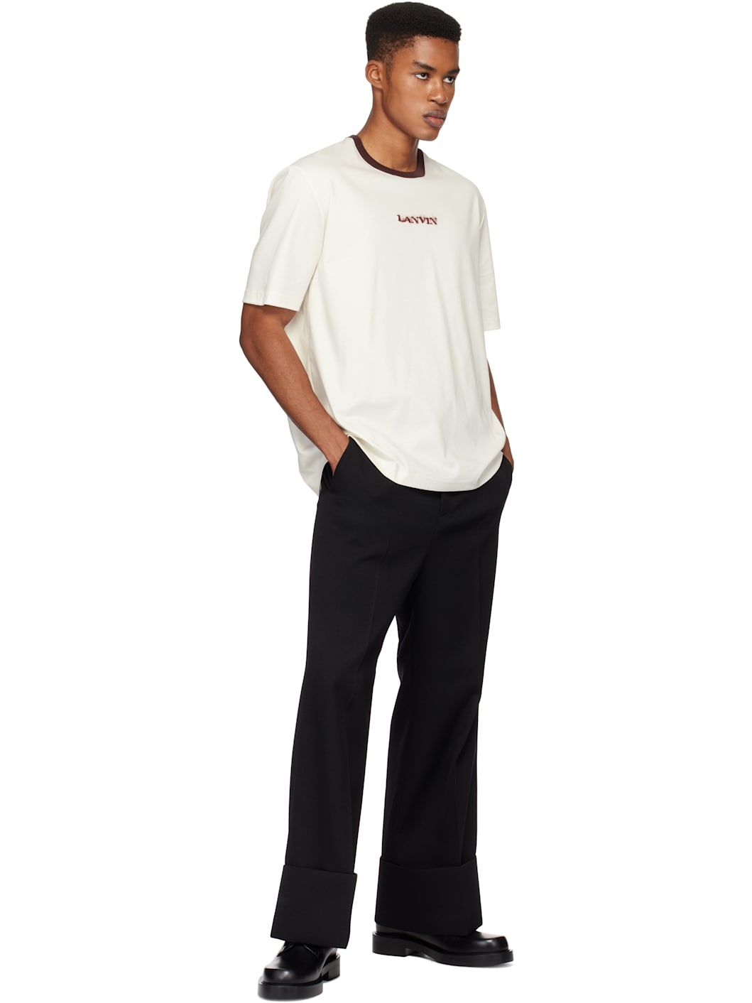 Black Banjo Leather Richelieu Oxfords - 5