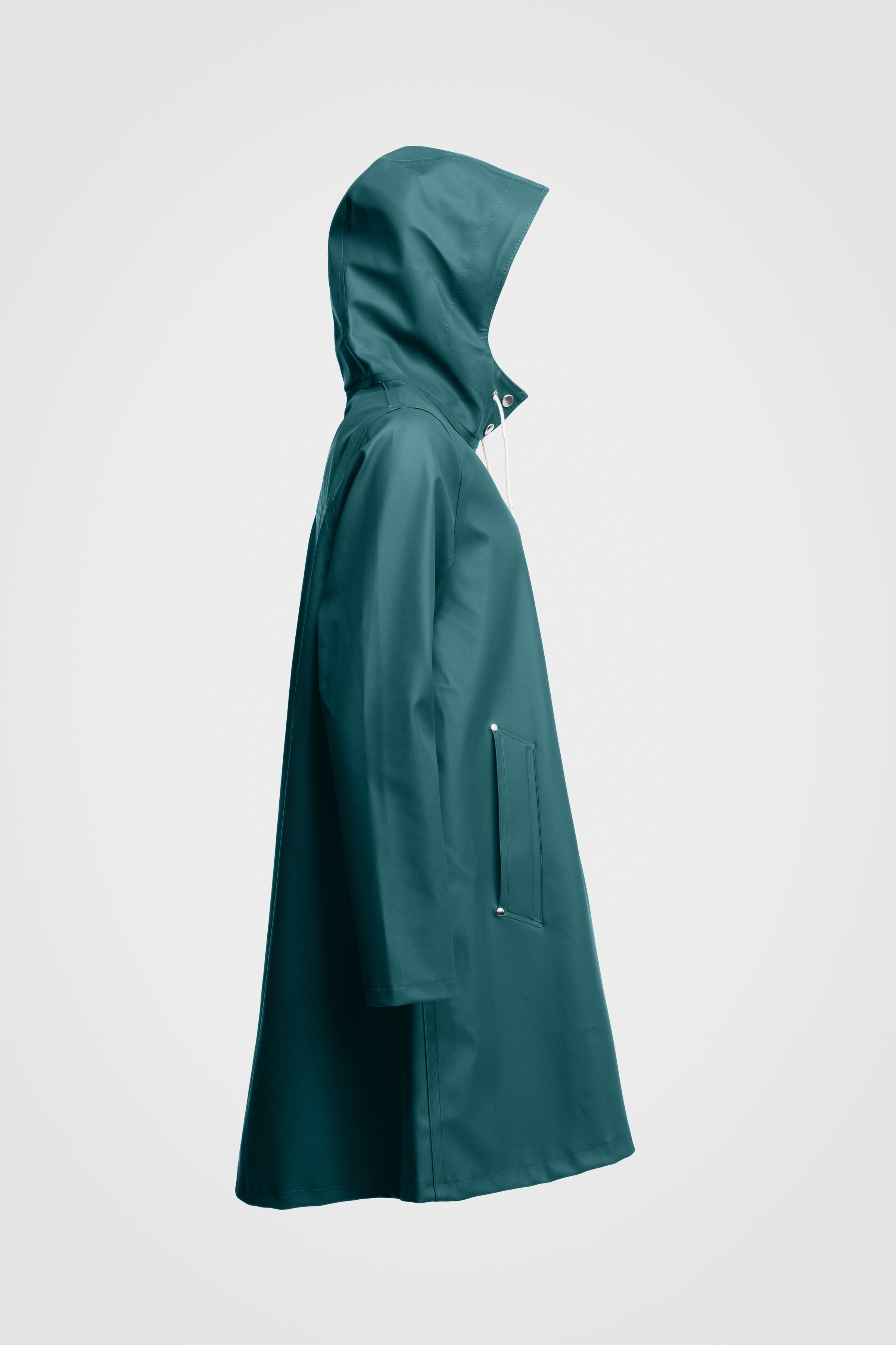 Mosebacke Raincoat Petrol blue - 2