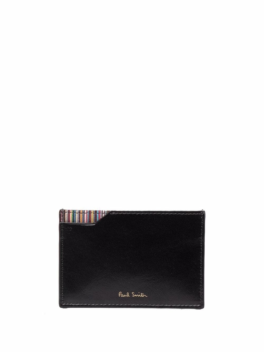 stripe-print cardholder - 1