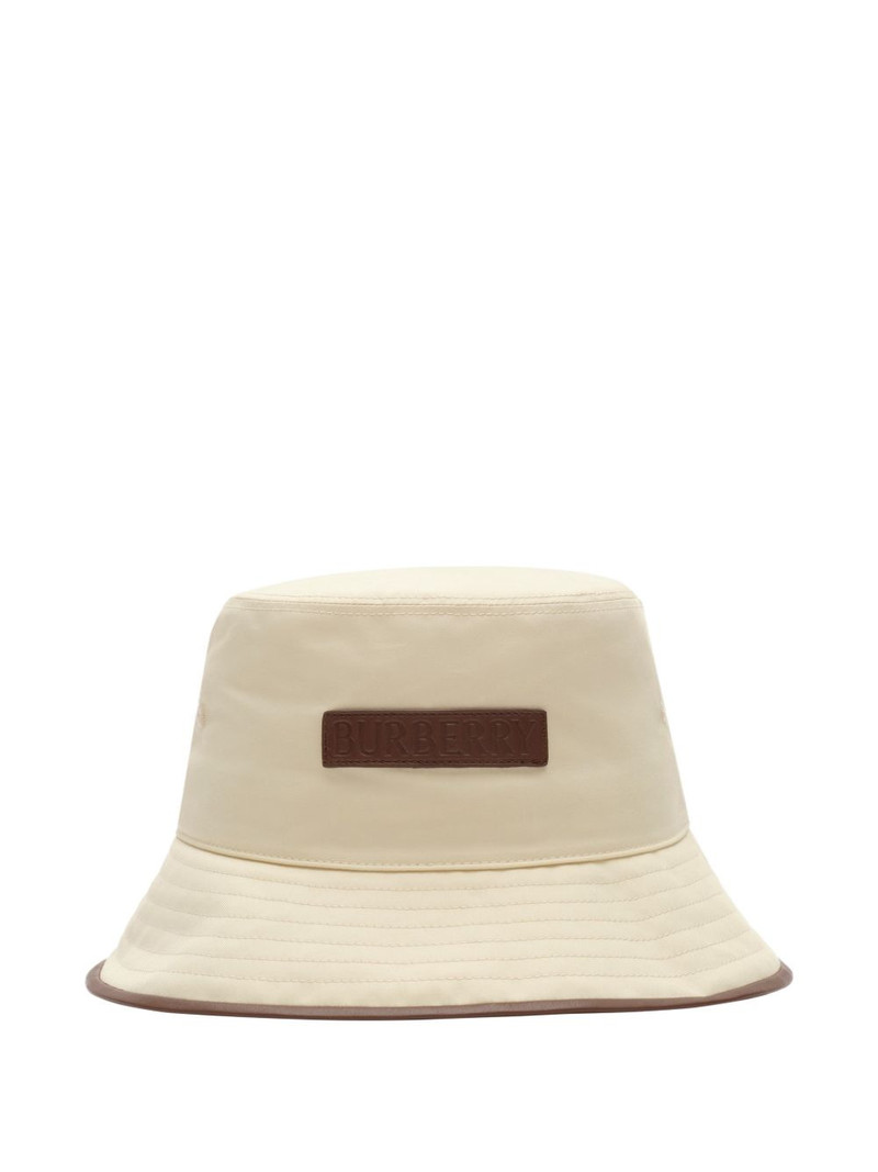 logo gabardine bucket hat 1