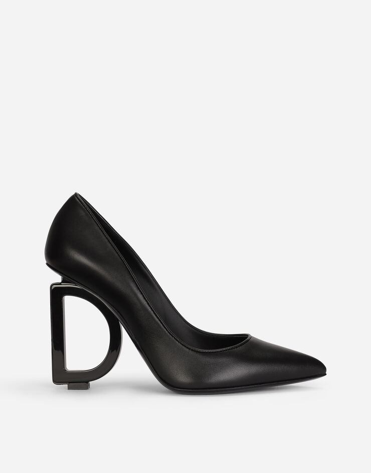 Nappa leather pumps with DG heel - 1