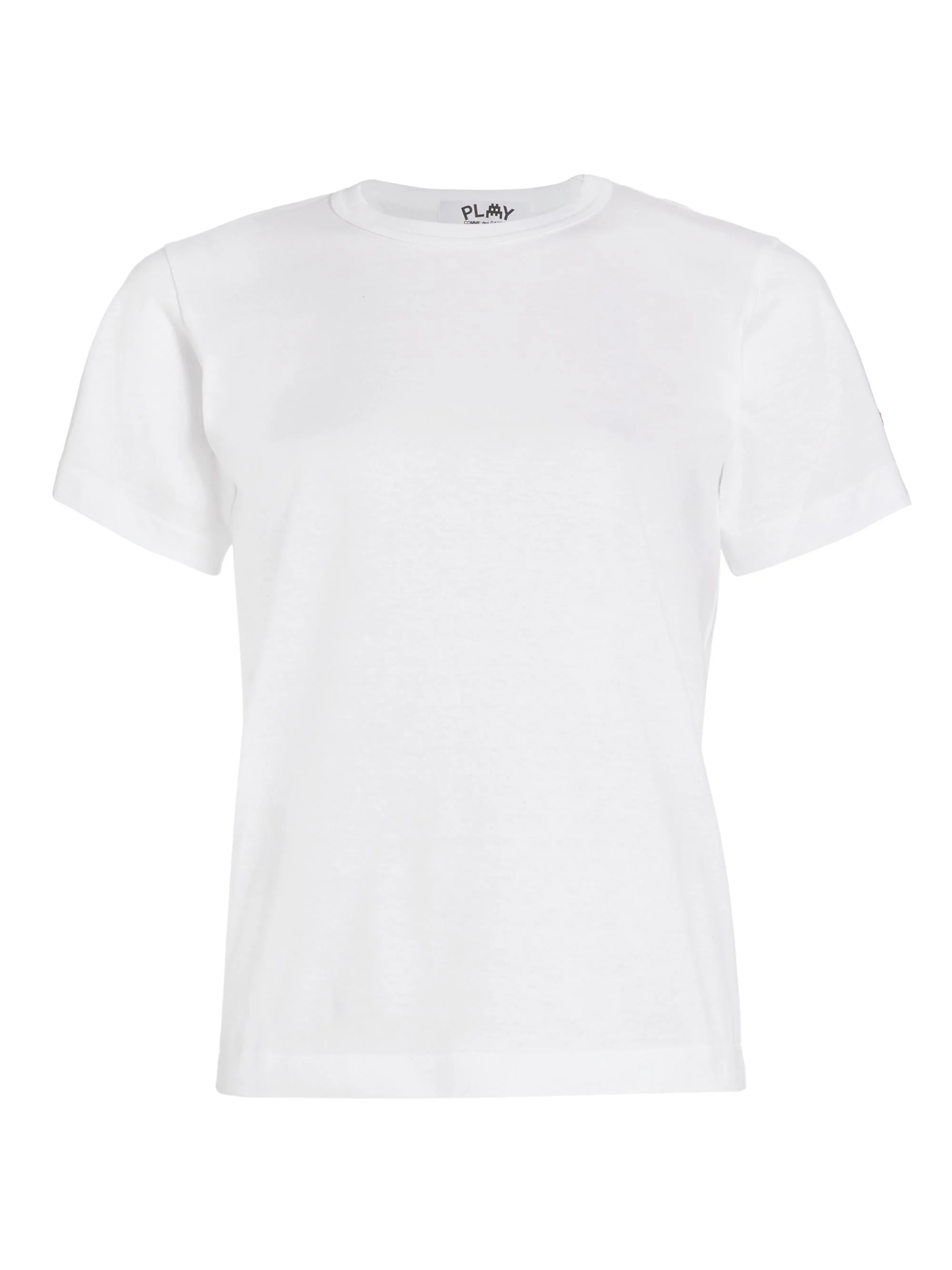 Women's Short-Sleeve Cotton T-Shirt - White - 1