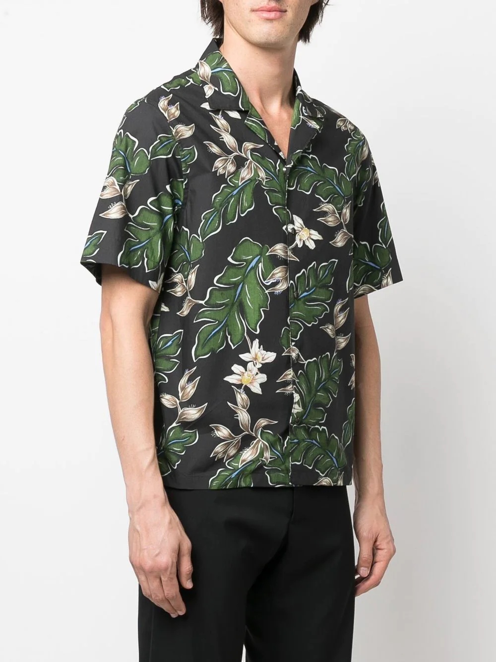 Hawaiian-print cotton shirt - 3